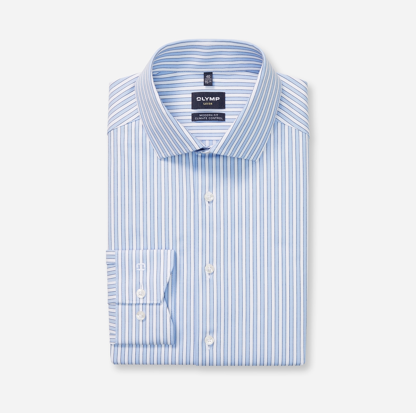 OLYMP Chemise à manches longues »Luxor« Climate Control, modern fit, Businesshemd, Global-Kentkragen,