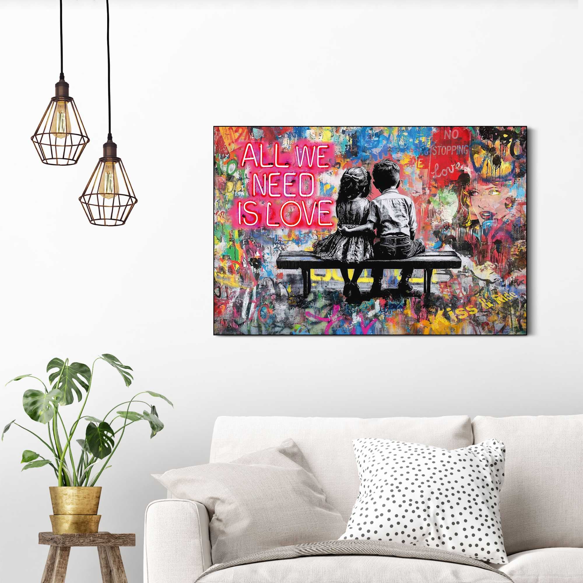 Reinders! Wandbild »Love is All We Need«