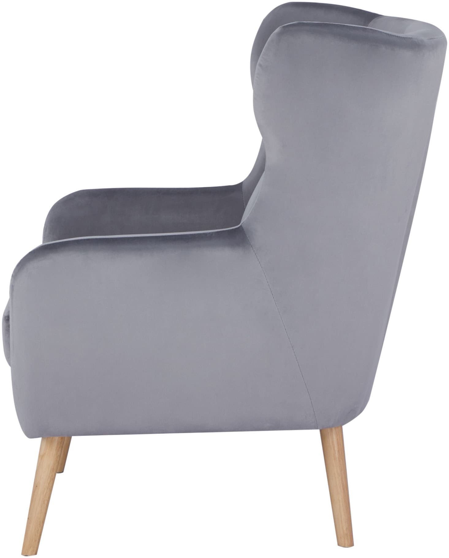 Home affaire Ohrensessel »Yamuna« mit Sitzpolsterung, Gestell und Füsse aus Massivholz, Sitzhöhe 47 cm