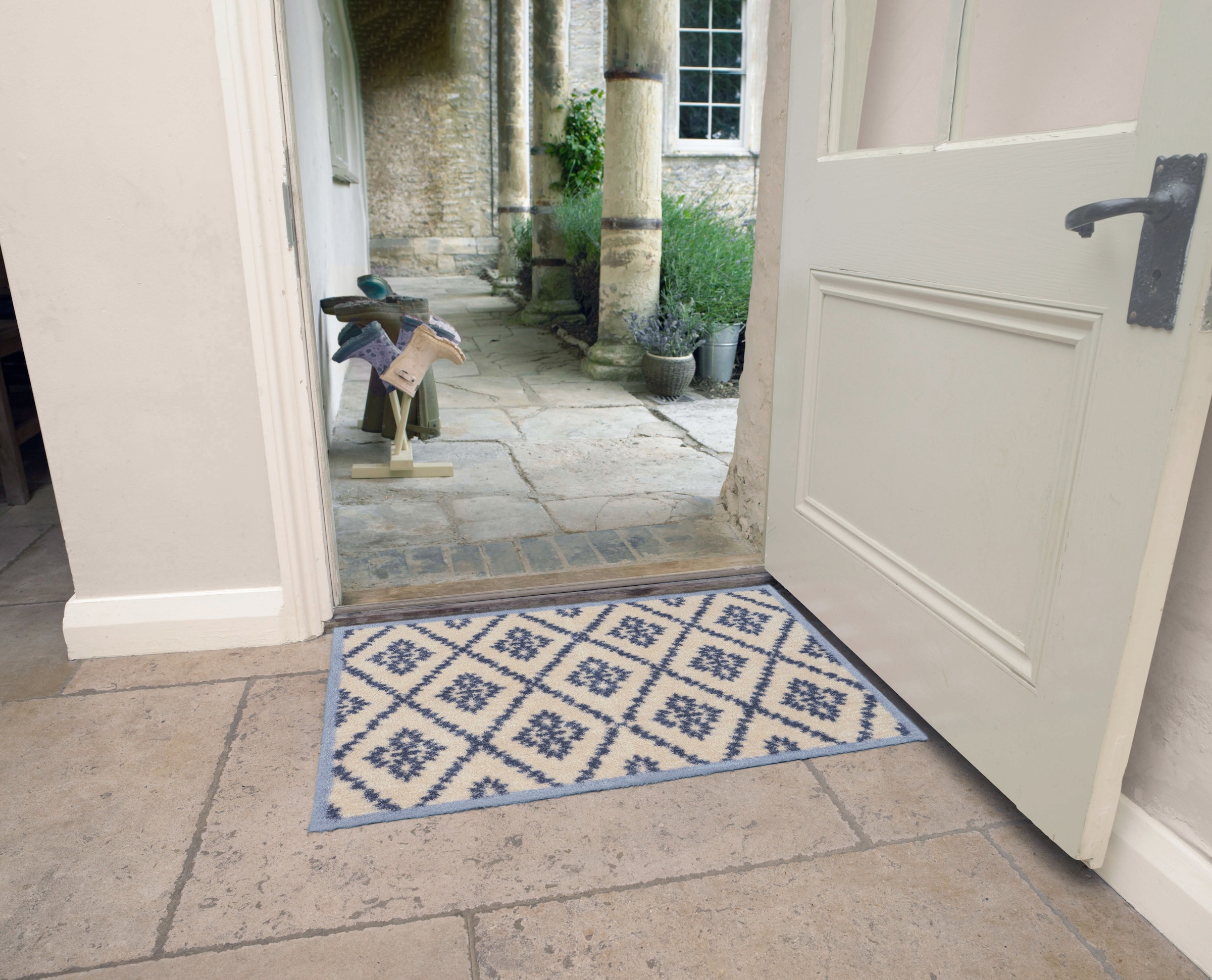Turtle Mat Tapis de sol »Caraway Neutral« Rectangulaire 9 mm Höhe