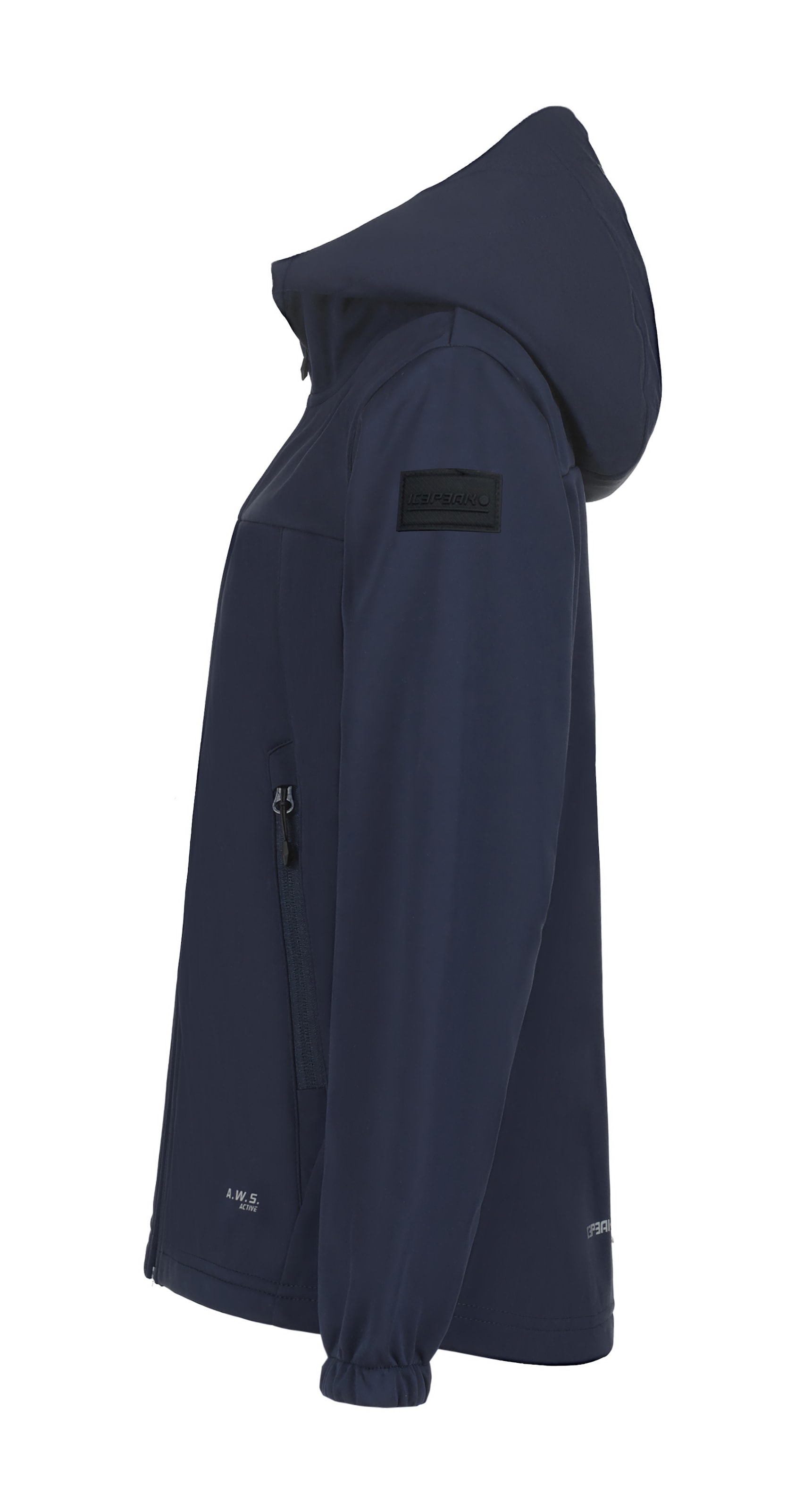 Icepeak Softshelljacke »ICEPEAK KONAN JR« mit Kapuze Reissverschlusstaschen, atmungsaktiv, winddicht, wasserabweisend