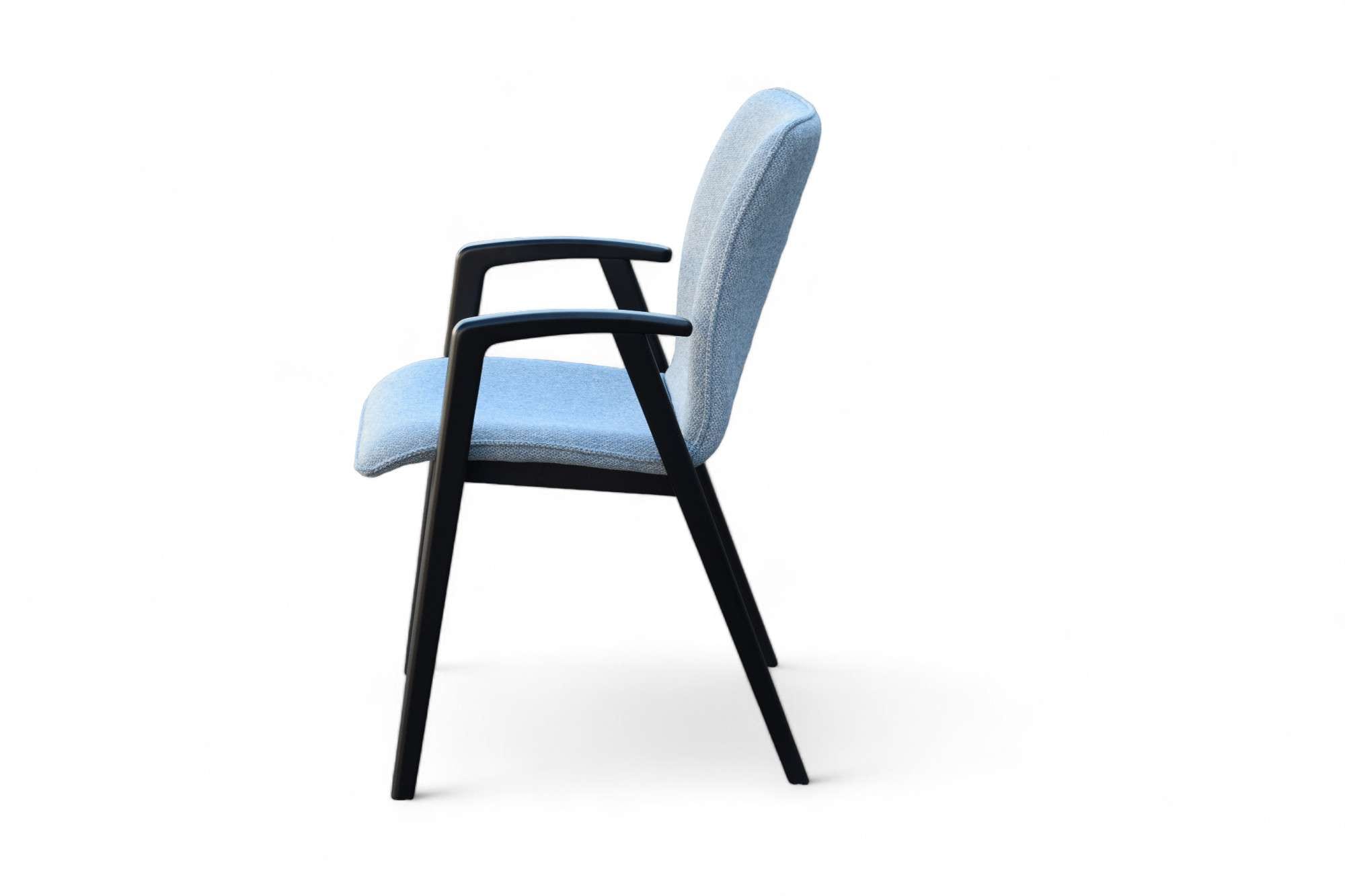 Home affaire Armlehnstuhl »Loreen Esszimmerstuhl, Polsterstuhl, Wohnstuhl, Essstuhl mit Armlehnen« (Set) 2 Stk.Massivholzgestell und Armlehnen, stilvoll, bequem, Designstuhl