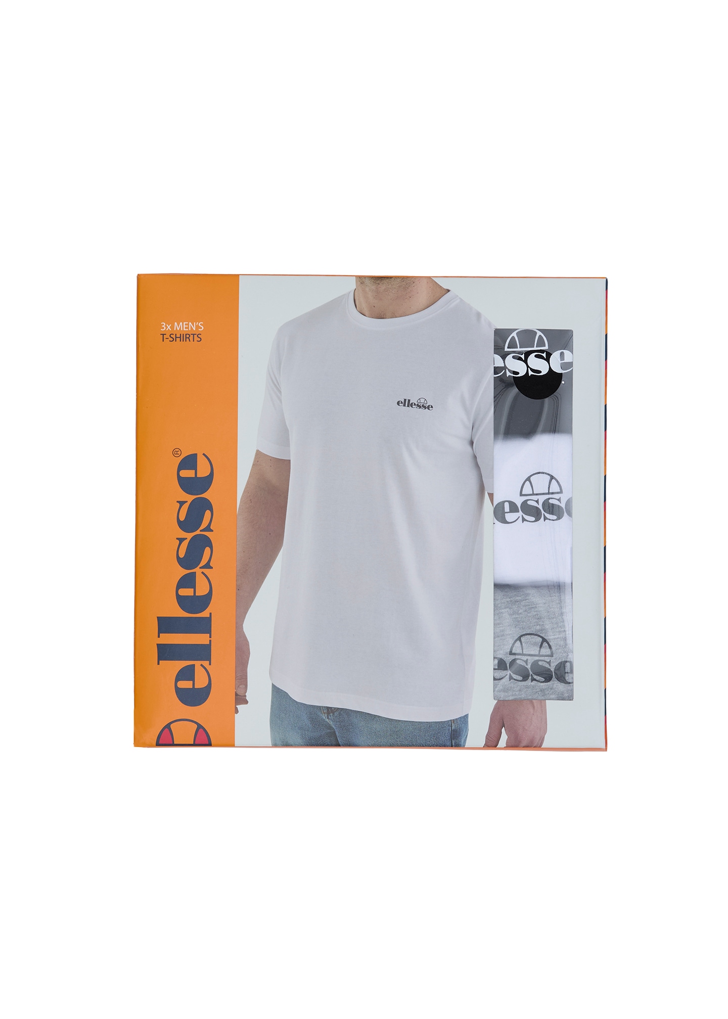 Ellesse T-shirt »AZZINI TEE (3 PACK)« Packung, 3 pièces