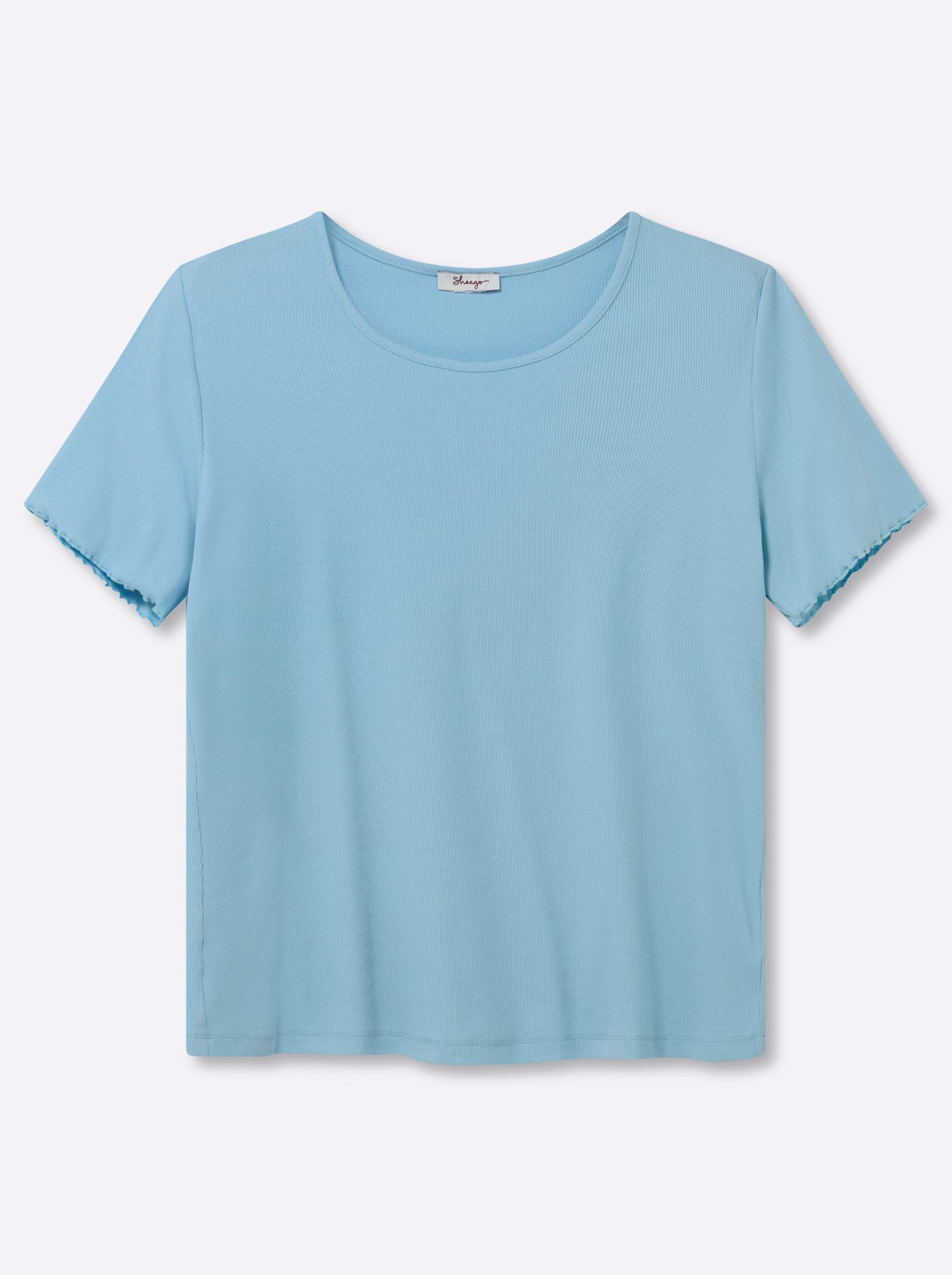 Sheego T-shirt »Kurzarm-Shirt« 1