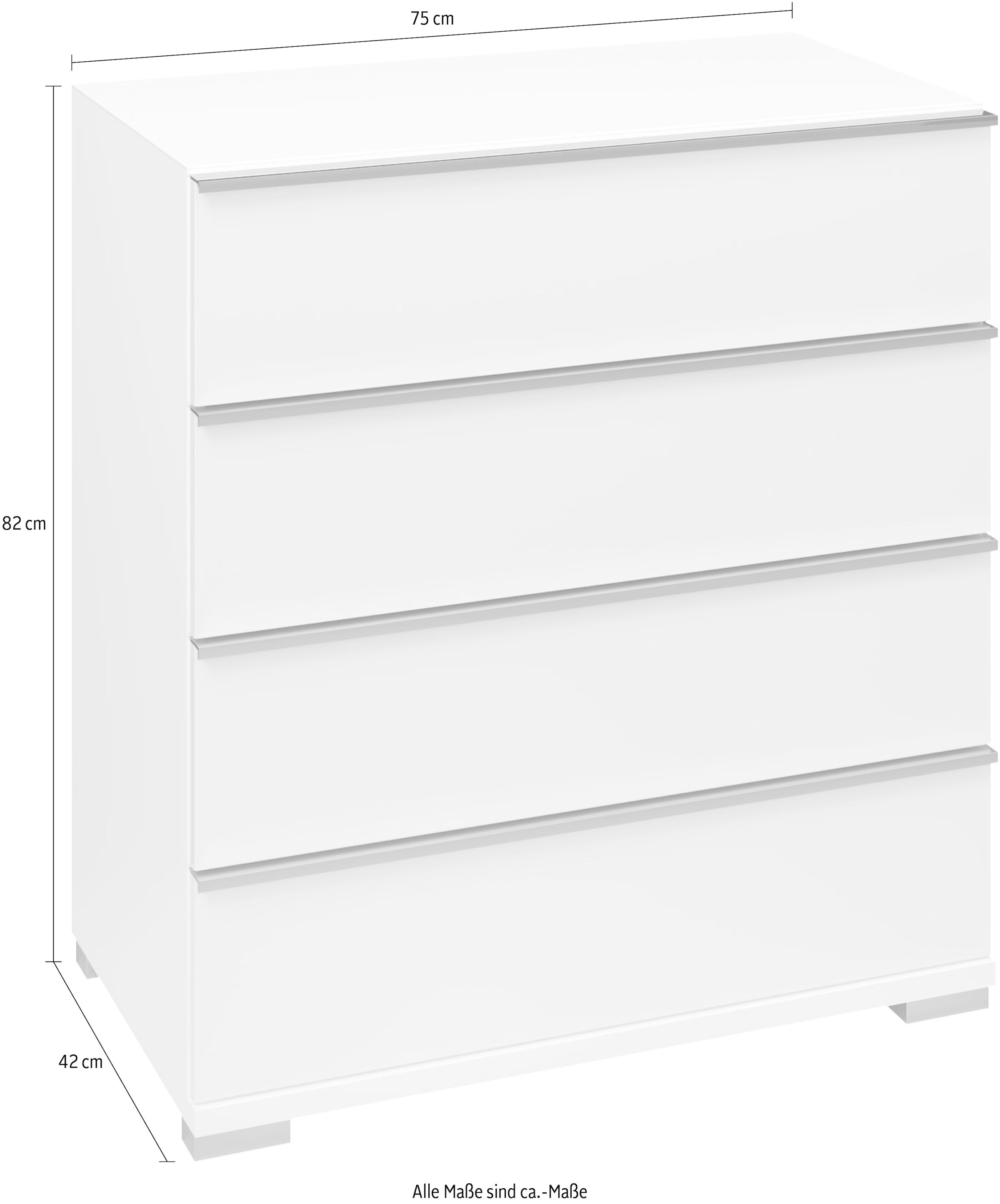 Musterring Commode à tiroirs »Imola W« avec rappel automatique et amortissement
