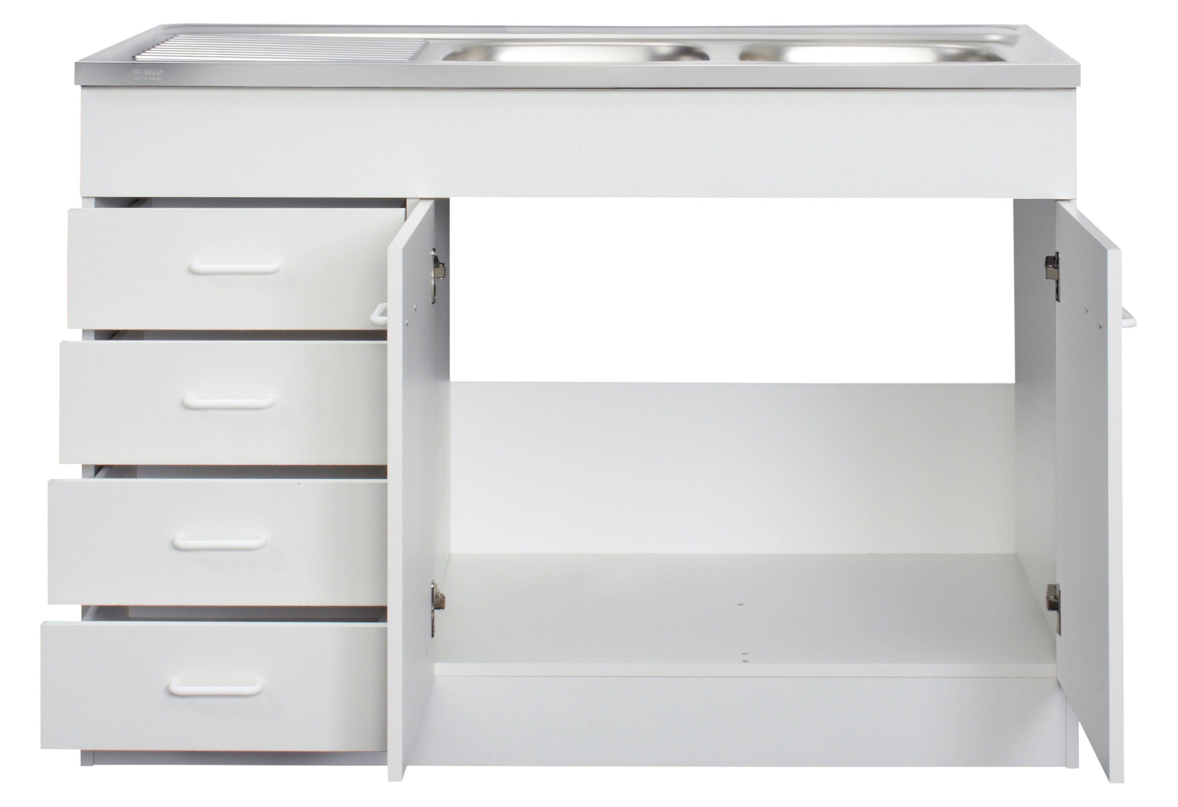 KOCHSTATION Spülenschrank »KS-Elster« Breite 120 cm