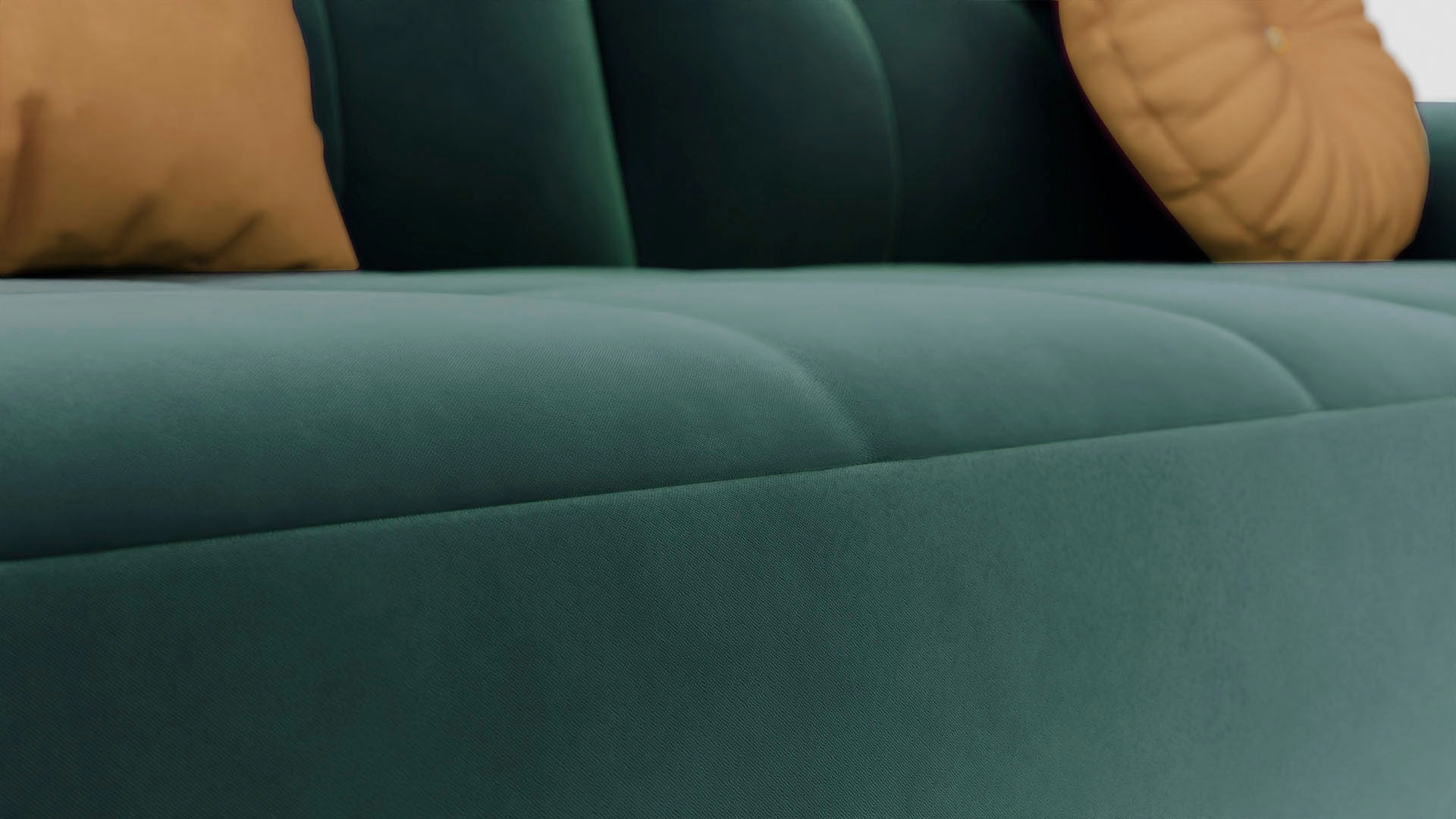 sit&more Ecksofa »Orient 1 L-Form« inkl. 4 Zierkissen mit Strass-Stein, goldfarbene Metallfüsse