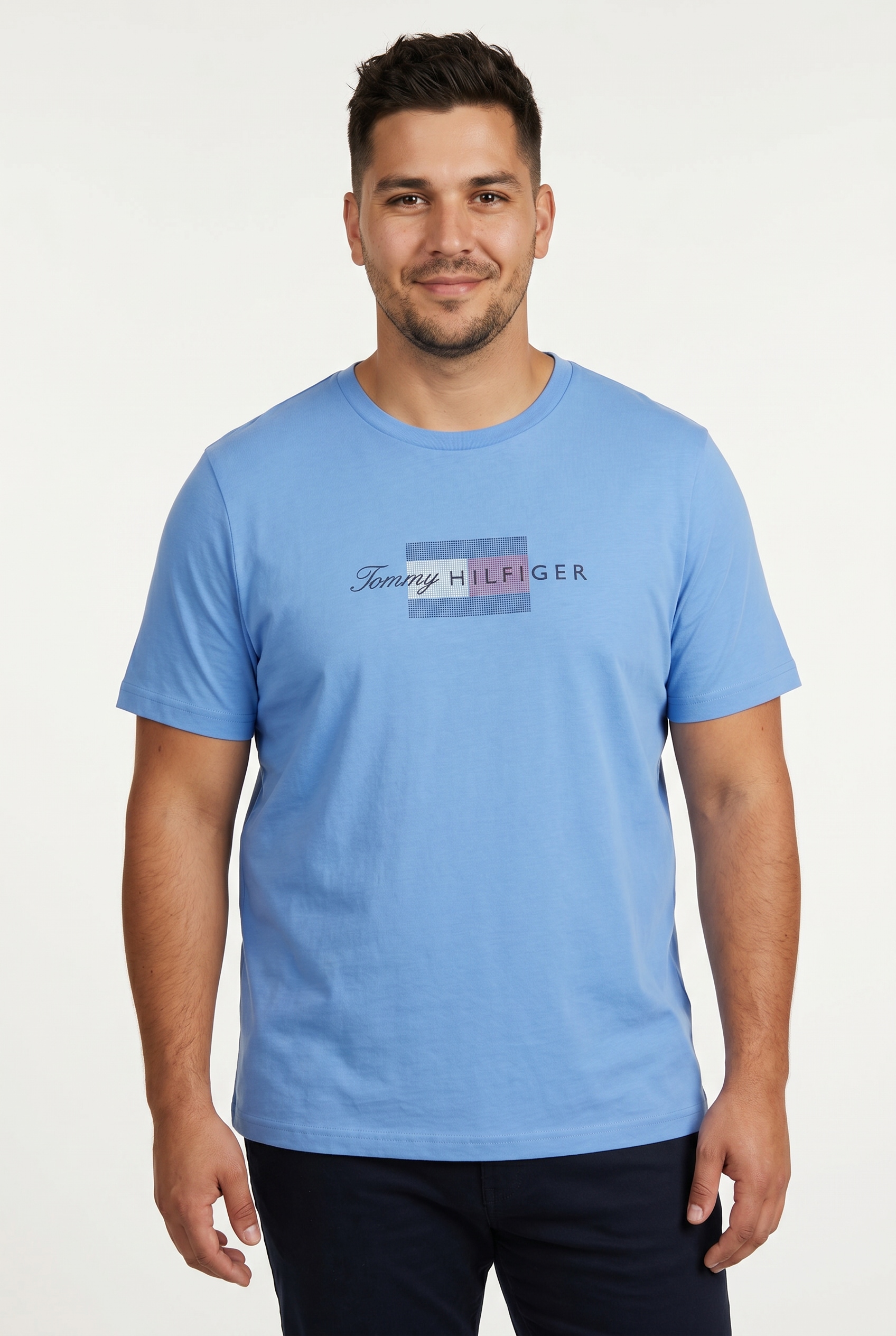 Tommy Hilfiger Big & Tall T-shirt En jersey avec graphique drapeau, grandes tailles