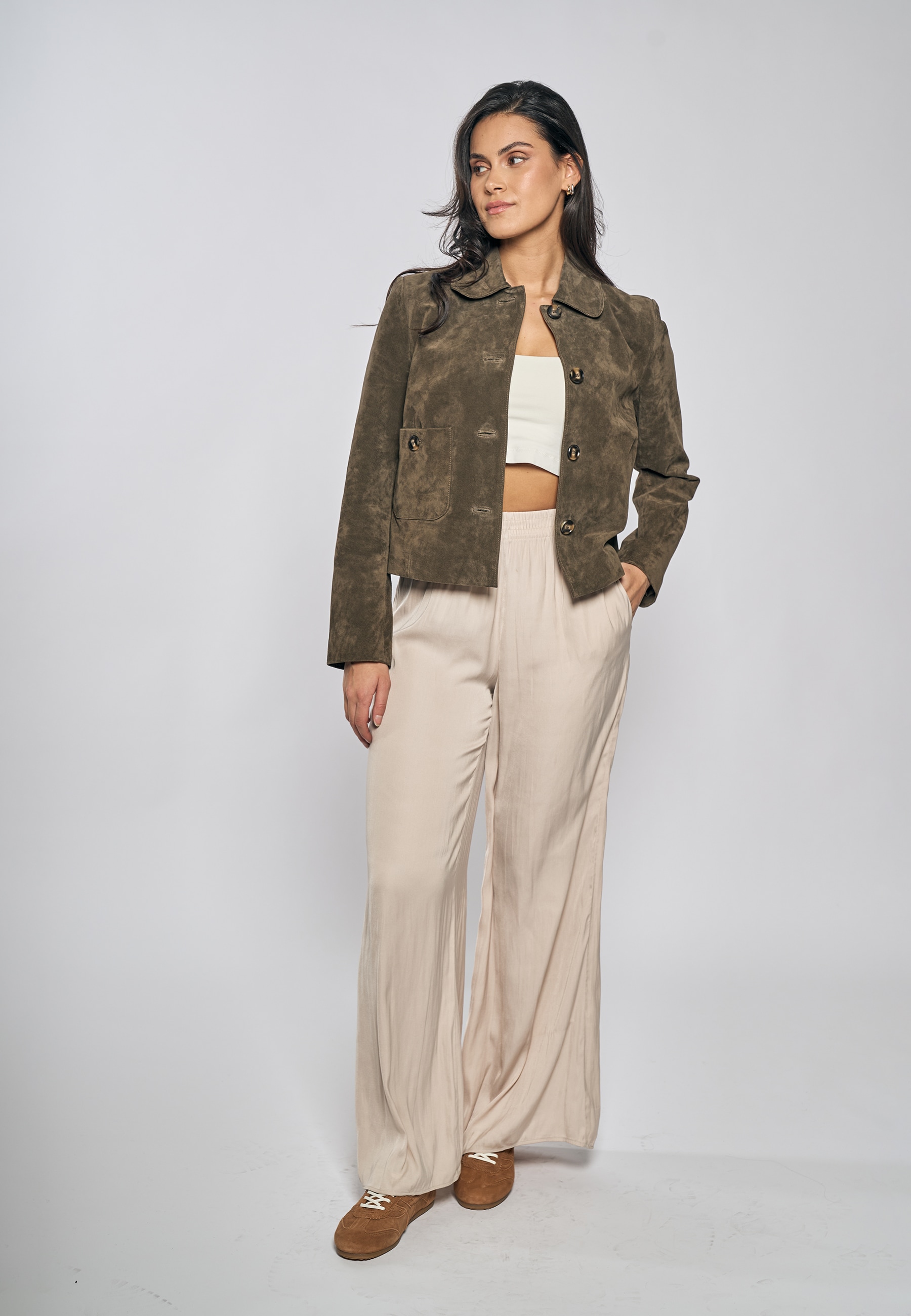 Freaky Nation Veste en cuir »Velvy-FN«