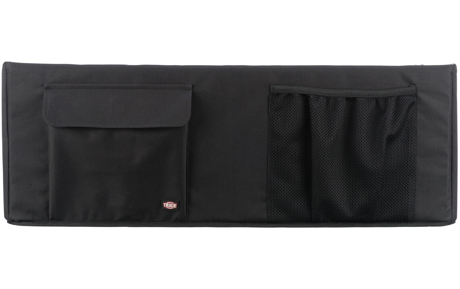 TRIXIE Siège-auto pour chien »Doppelt, 80 × 28 × 39 cm, Schwarz/Grau« Polyester