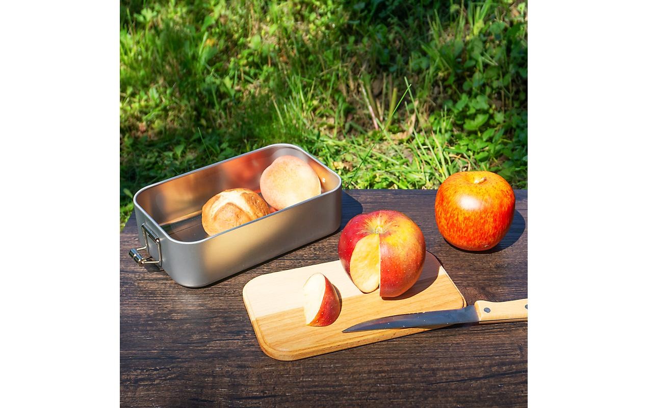   Boîte à lunch »Trendform Metall Swiss Tradition Braun Silber«
