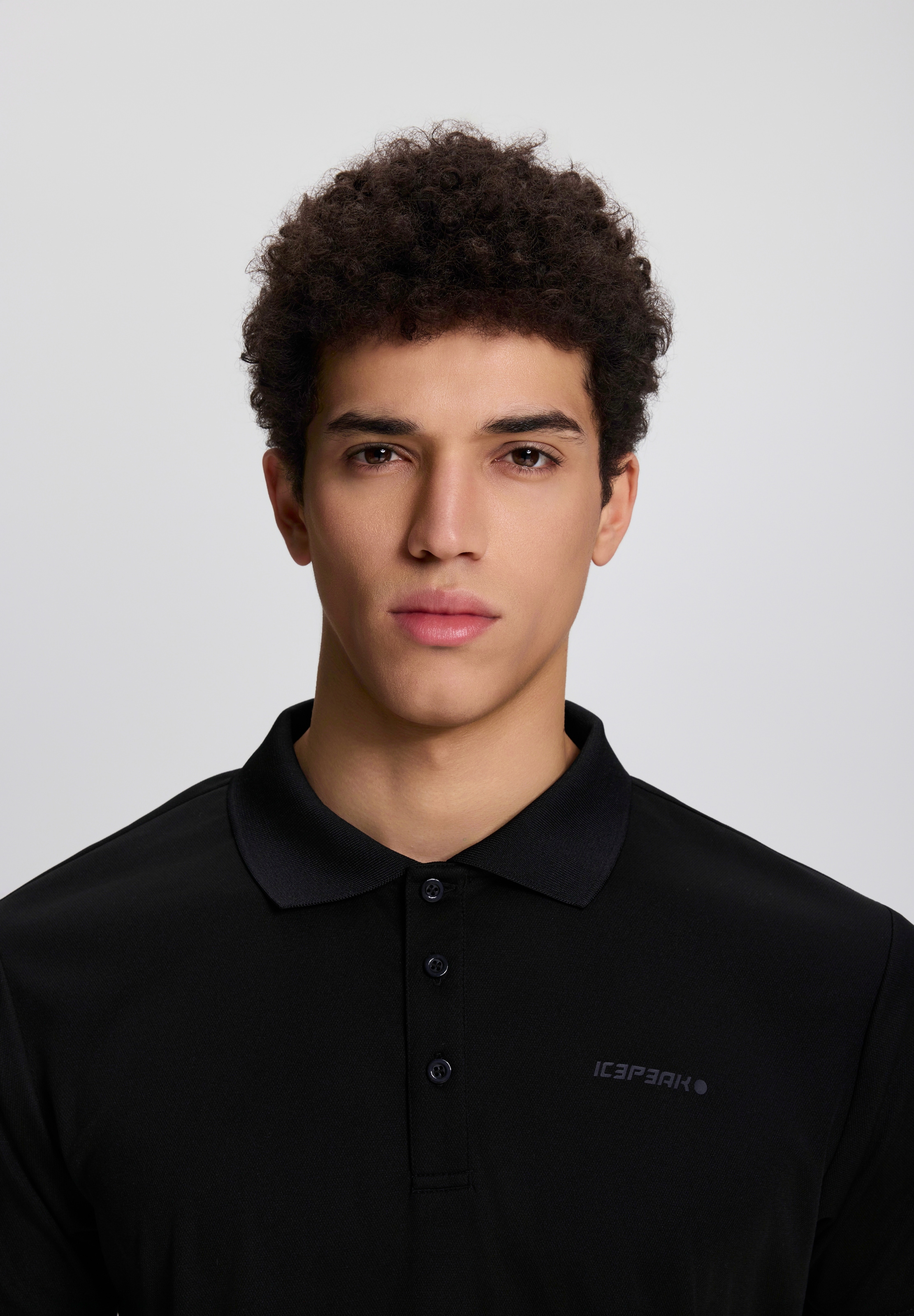Icepeak Poloshirt »H POLOSHIRT BELLMONT« sportlicher Schnitt, Polokragen mit Knopfleiste