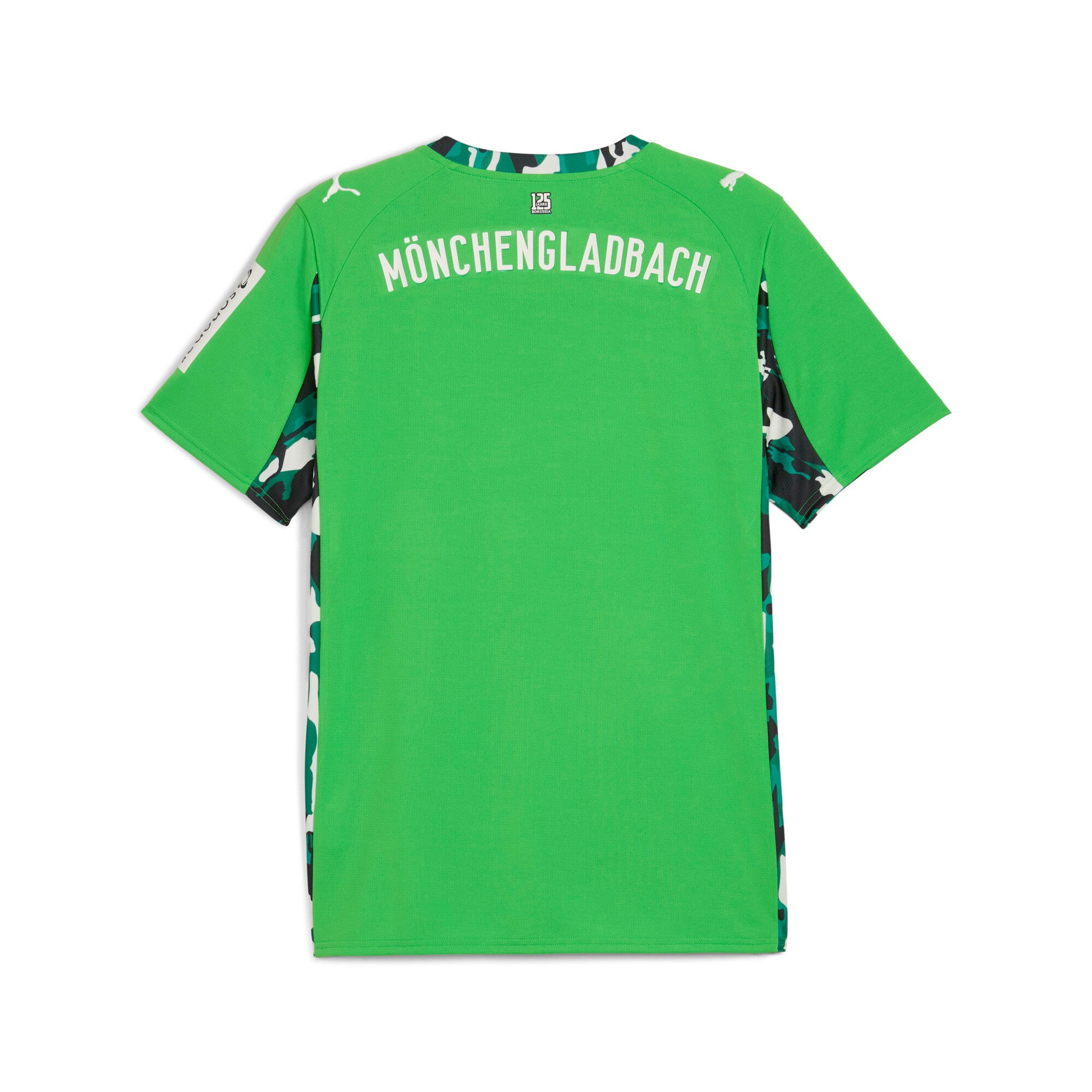 PUMA Fussballtrikot »BMG AWAY JERSEY REPLICA« sportliche Schnittform, für Fussball, mit Print-Applikationen