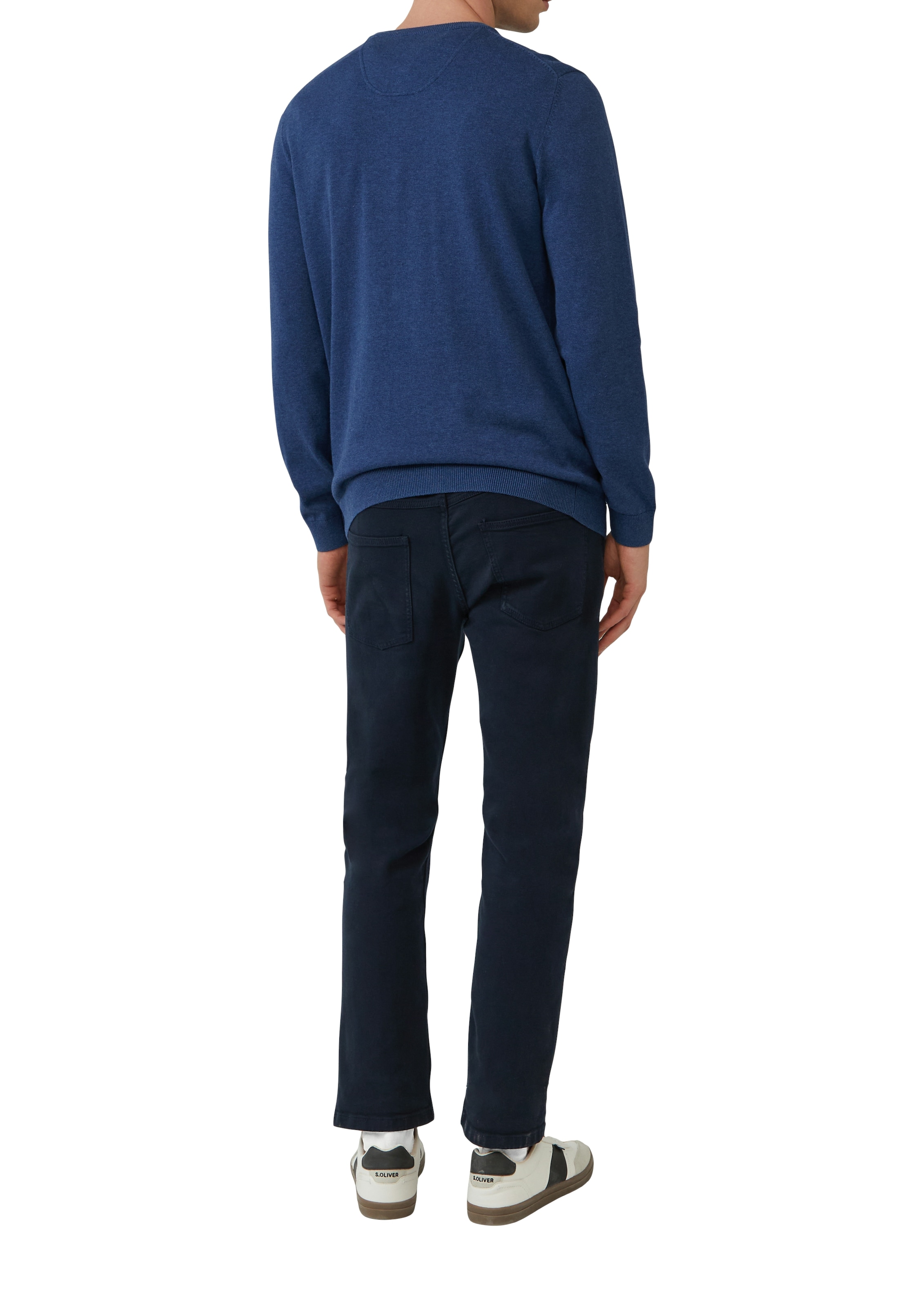 s.Oliver Pull en tricot mit Logostickerei