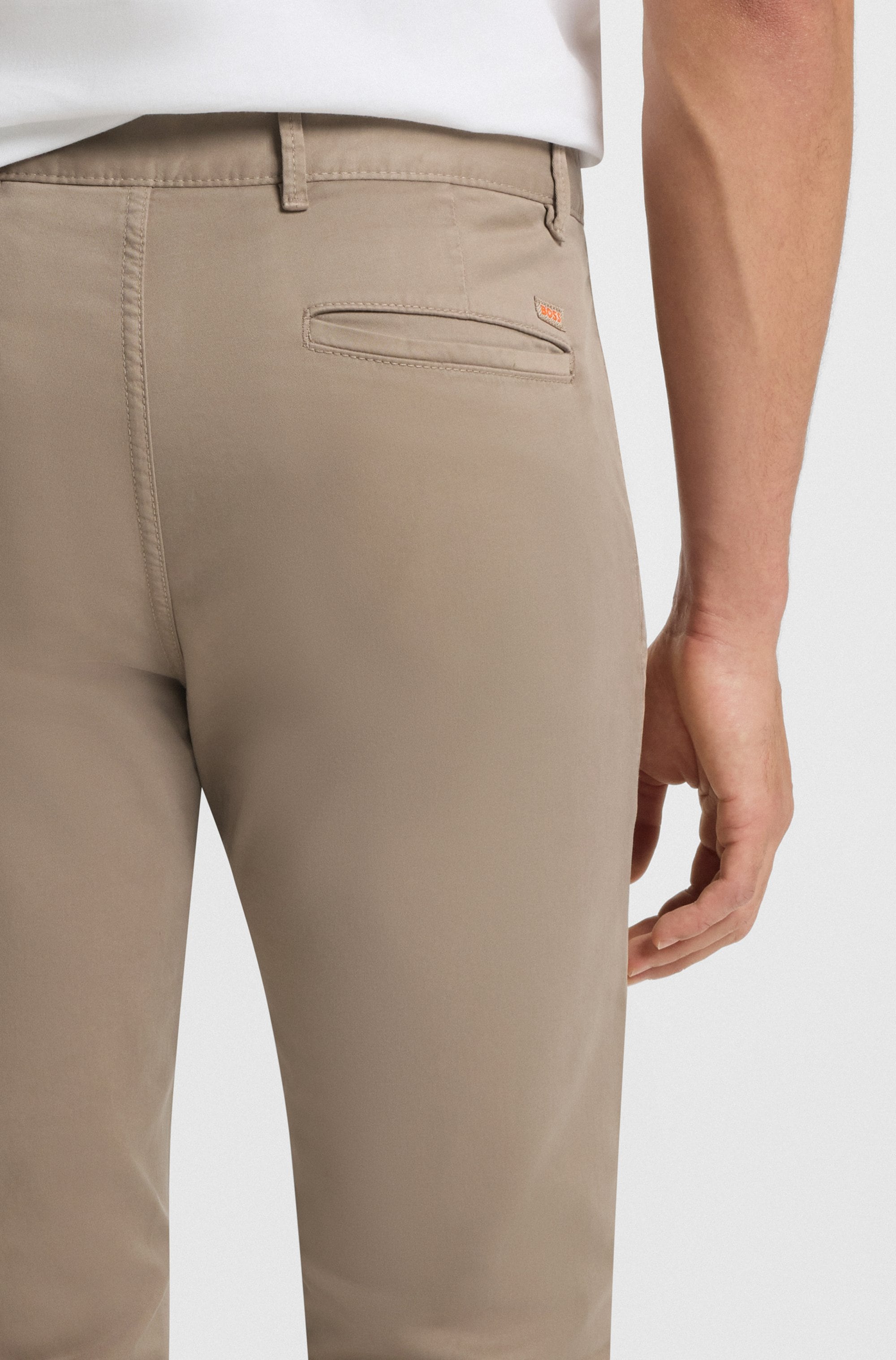 BOSS ORANGE Chinohose »slim«  mit Gesässtaschen