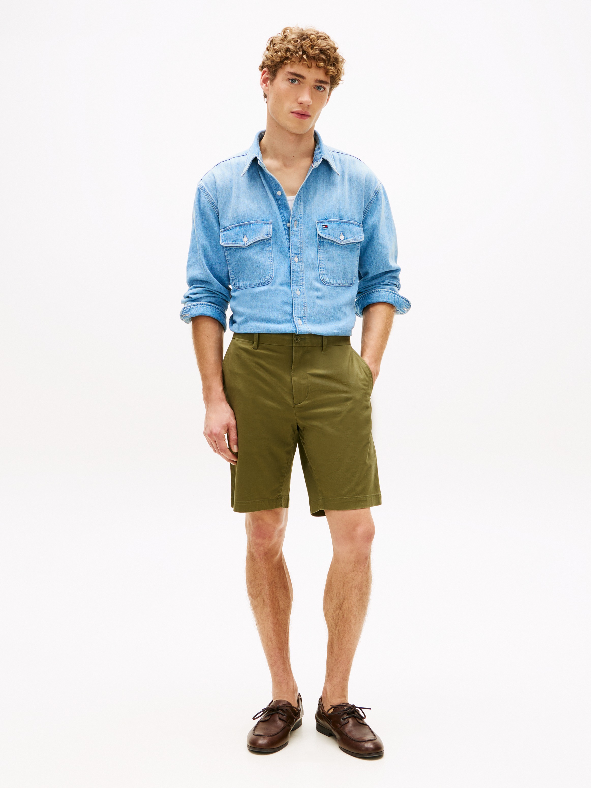 Tommy Hilfiger Short en chino »DENTON«  Forme droite, design simple