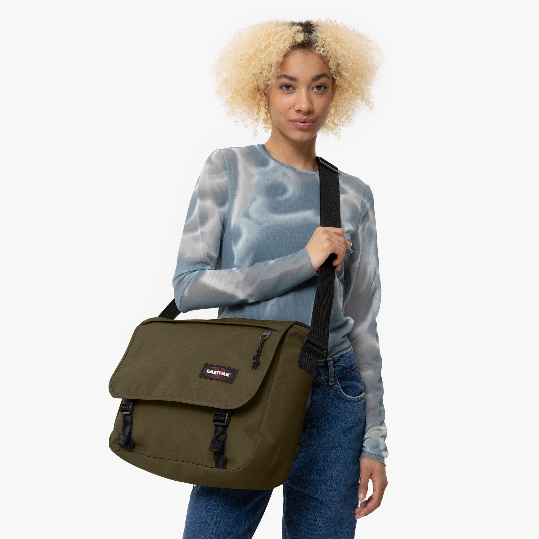 Eastpak Sac de messager »Delegate +« Umhängetasche Arbeitstasche Schultasche