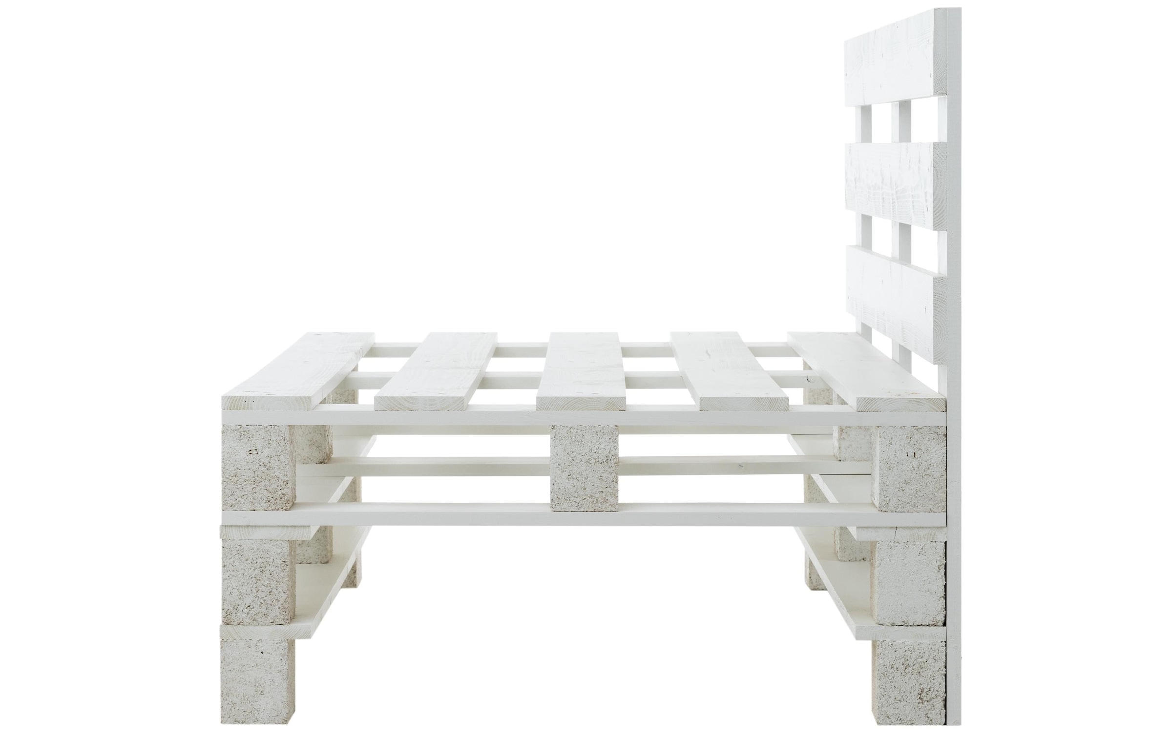 Cocon Garten-Palettensofa »120 x 50/86 x 80« Palettenmöbel für Balkon, Terrasse oder Garten