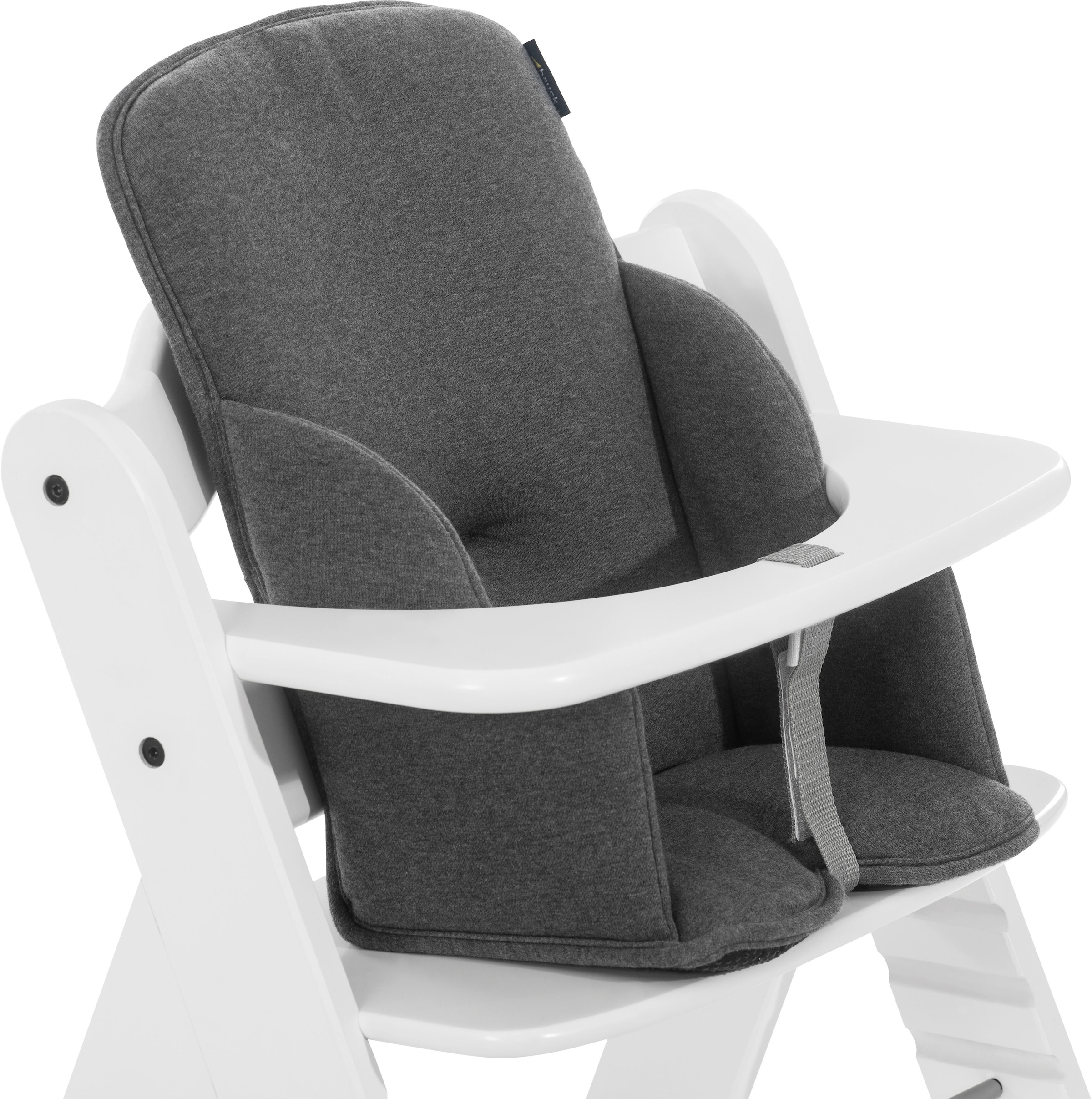 Hauck Sitzverkleinerer »Alpha Cosy Select, jersey charcoal« für ALPHA+ Select Holzhochstuhl