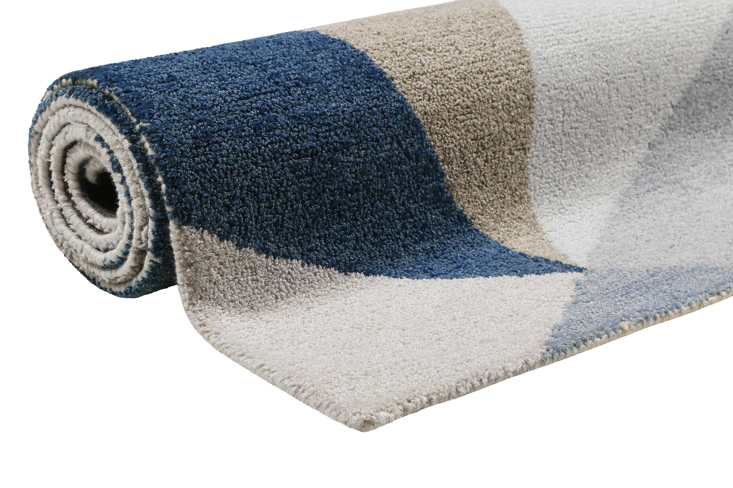 Wecon home Tapis »Next Time 2.0« Rectangulaire 8 mm Höhe modern, handgefertigt, geometrisches Design für Wohn-, Schlafzimmer