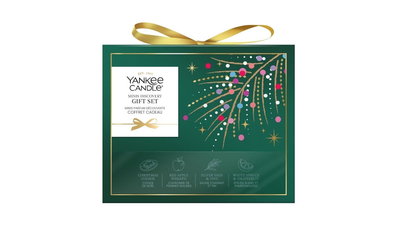 Yankee Candle Bougie parfumée »Geschenkset Christmas Moments, 4 Mini Filled Votives«