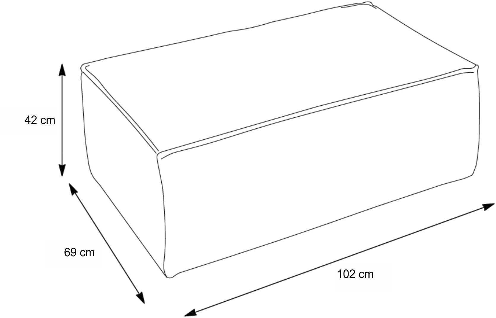 GOODproduct Tabouret »FINNLEY, Polsterhocker in Bouclé, Struktur fein u. Mega Cord verfügbar« passend zur Polster-Serie Finnley
