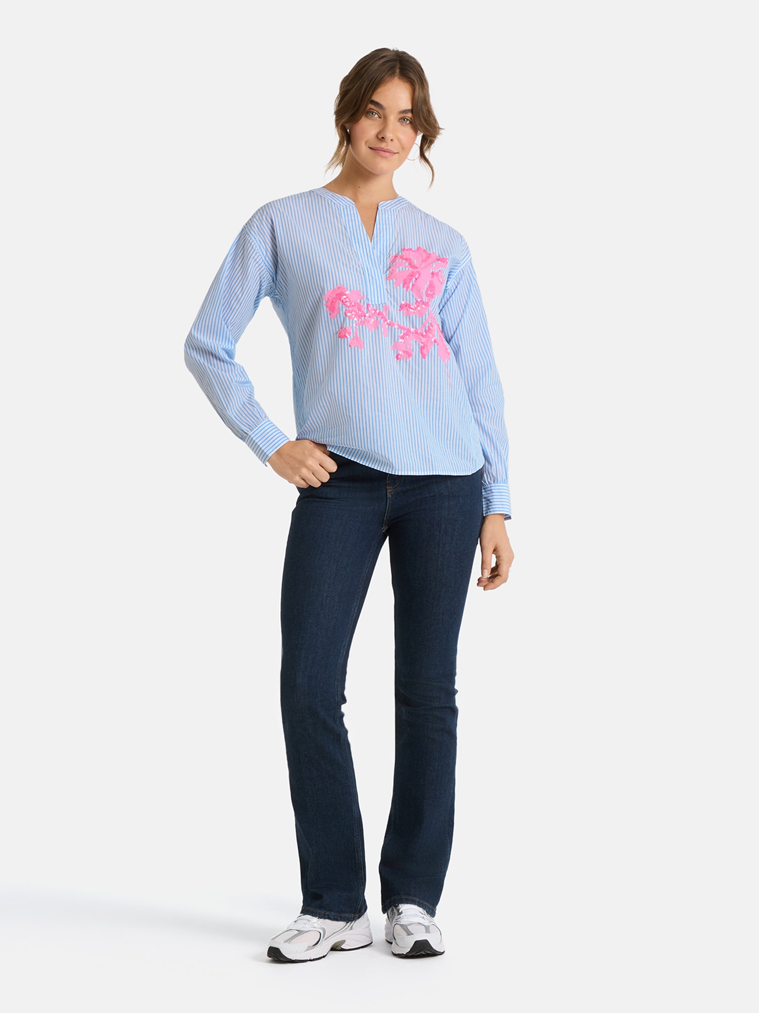 Lieblingsstück Blouse à enfiler »EdanaL« mit Pailletten