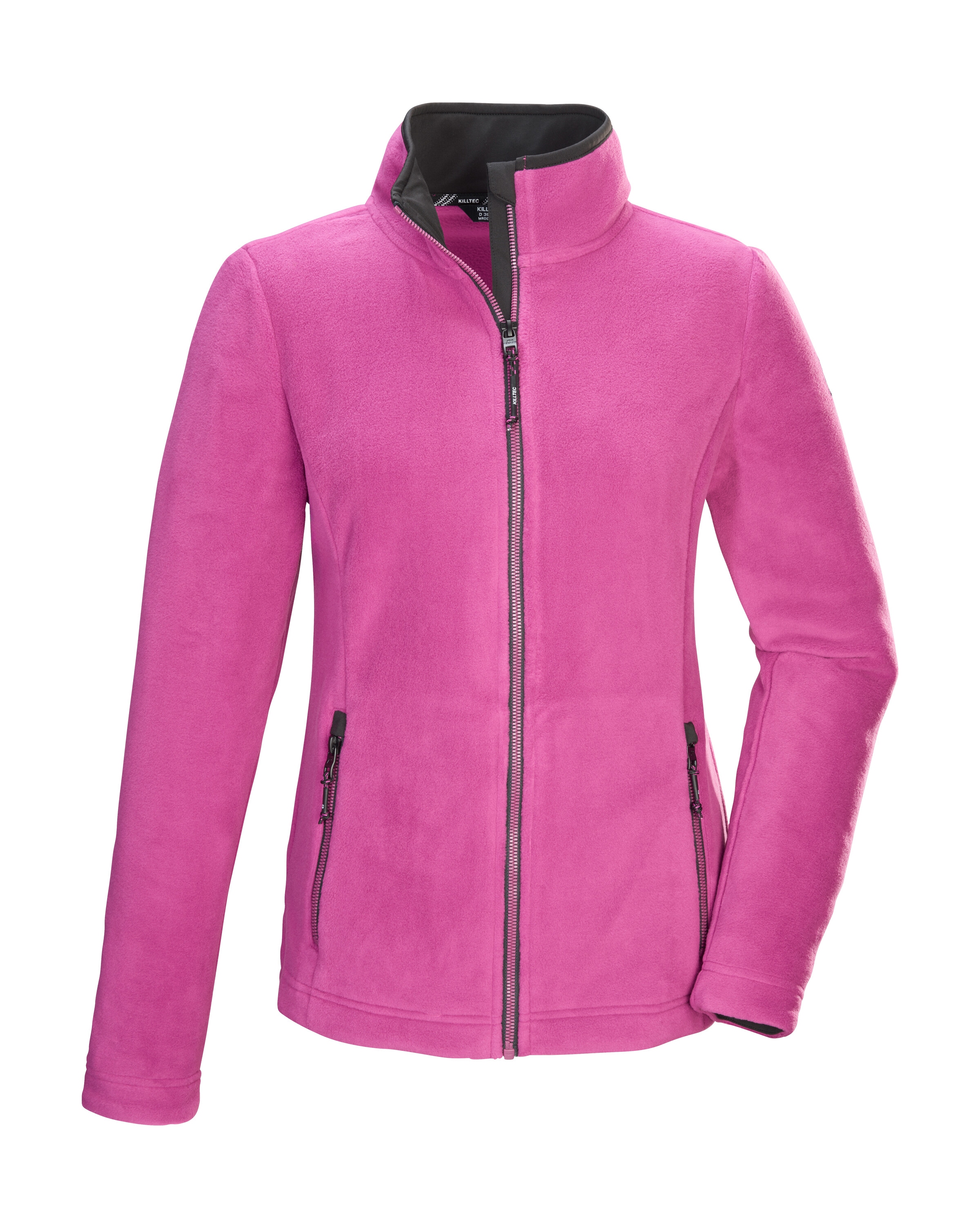 Killtec Fleecejacke »KOW 3 WMN FLC JCKT« Fleecejacke mit Stretch, Kinnschutz und verschliessbaren Taschen