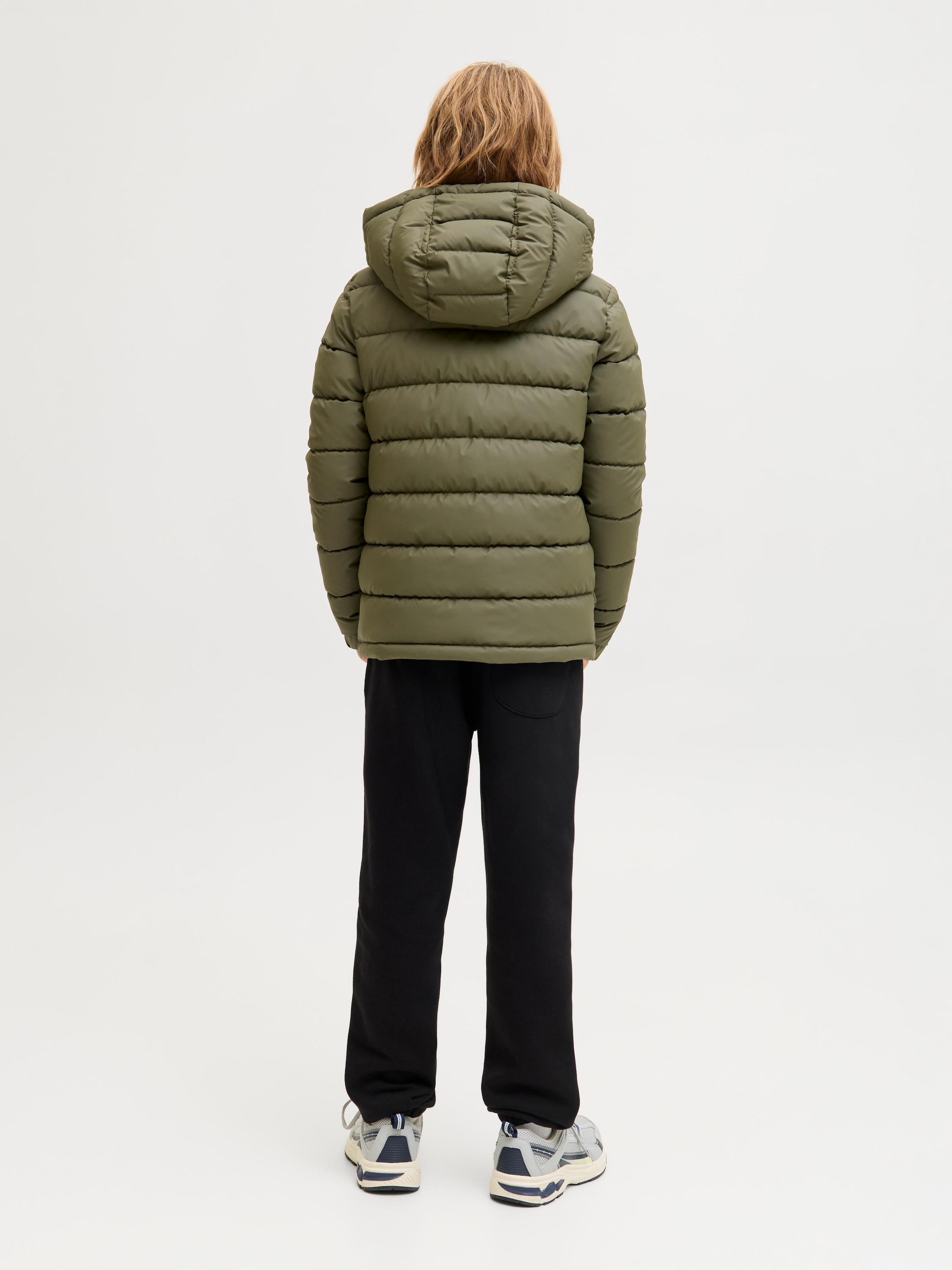 Jack & Jones Junior Veste matelassée »JCOPOINT PU PUFFER JACKET BF JNR« avec capuche
