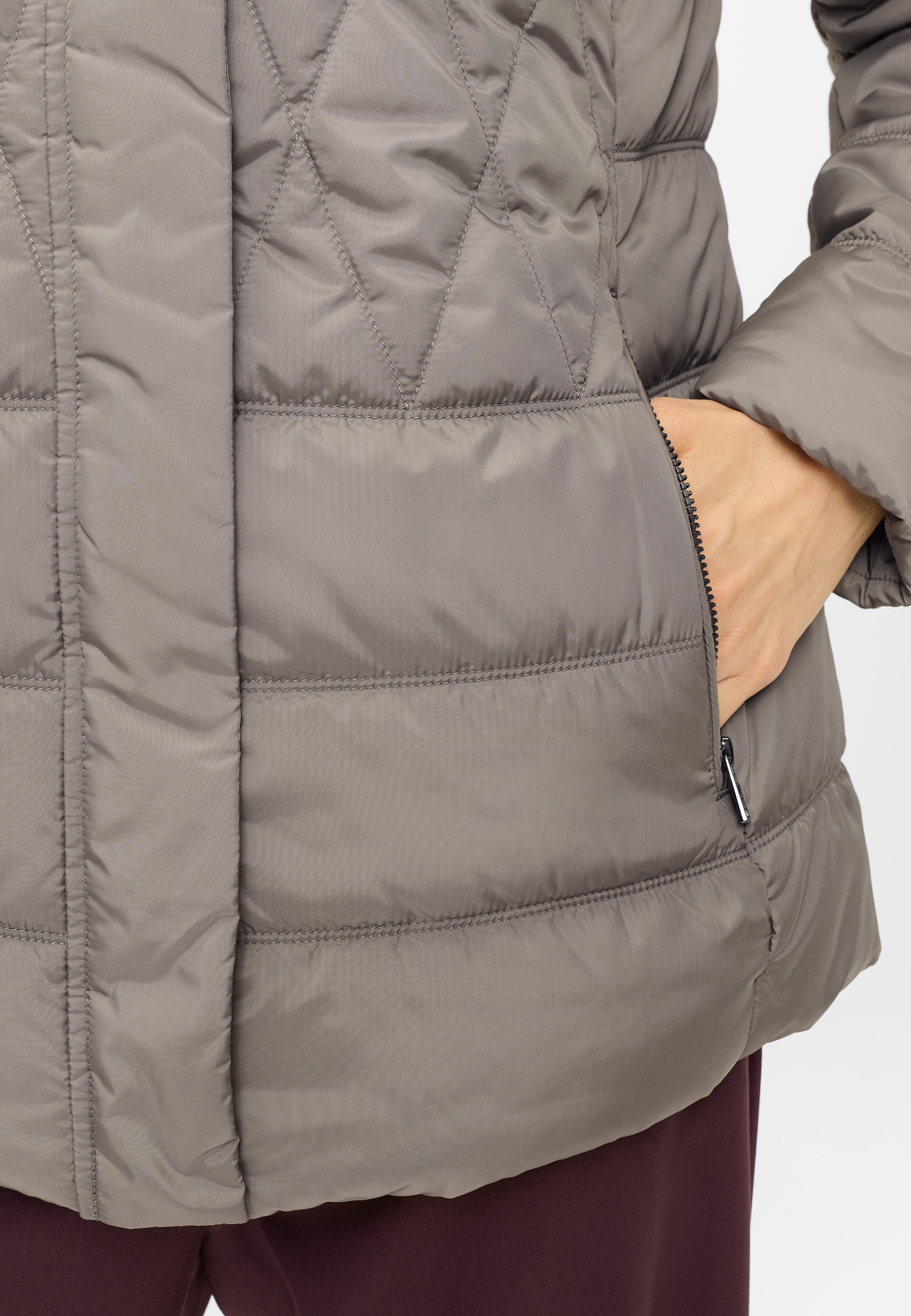 Fuchs Schmitt Veste matelassée »Steppjacke« Col montant avec cordon, coupe régulière