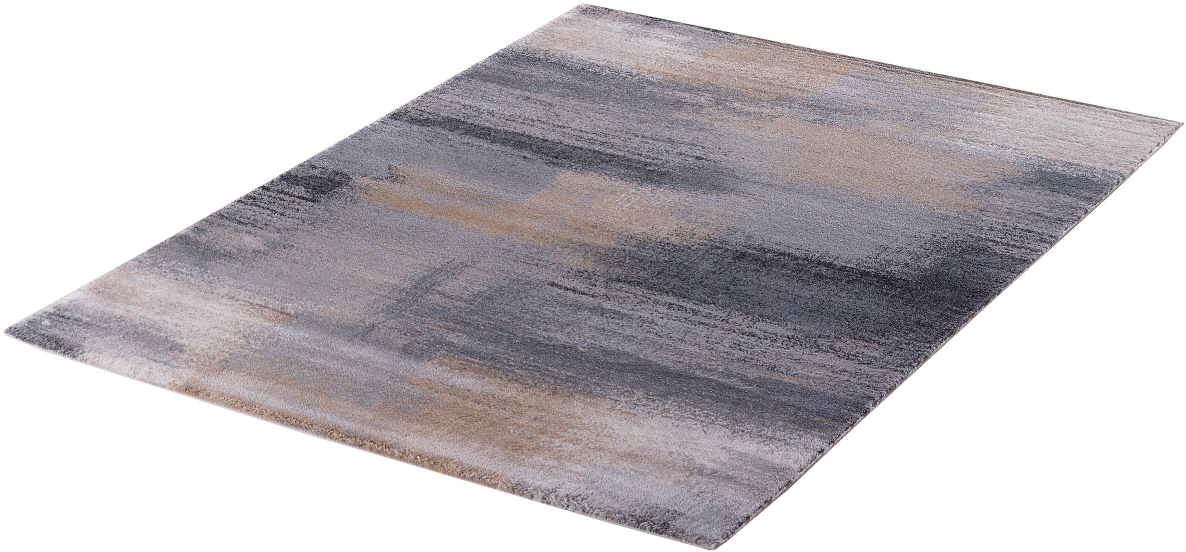 Sanat Teppich »Bali 2601« rechteckig 20 mm Höhe Wohnzimmer, Kurzflor, modern