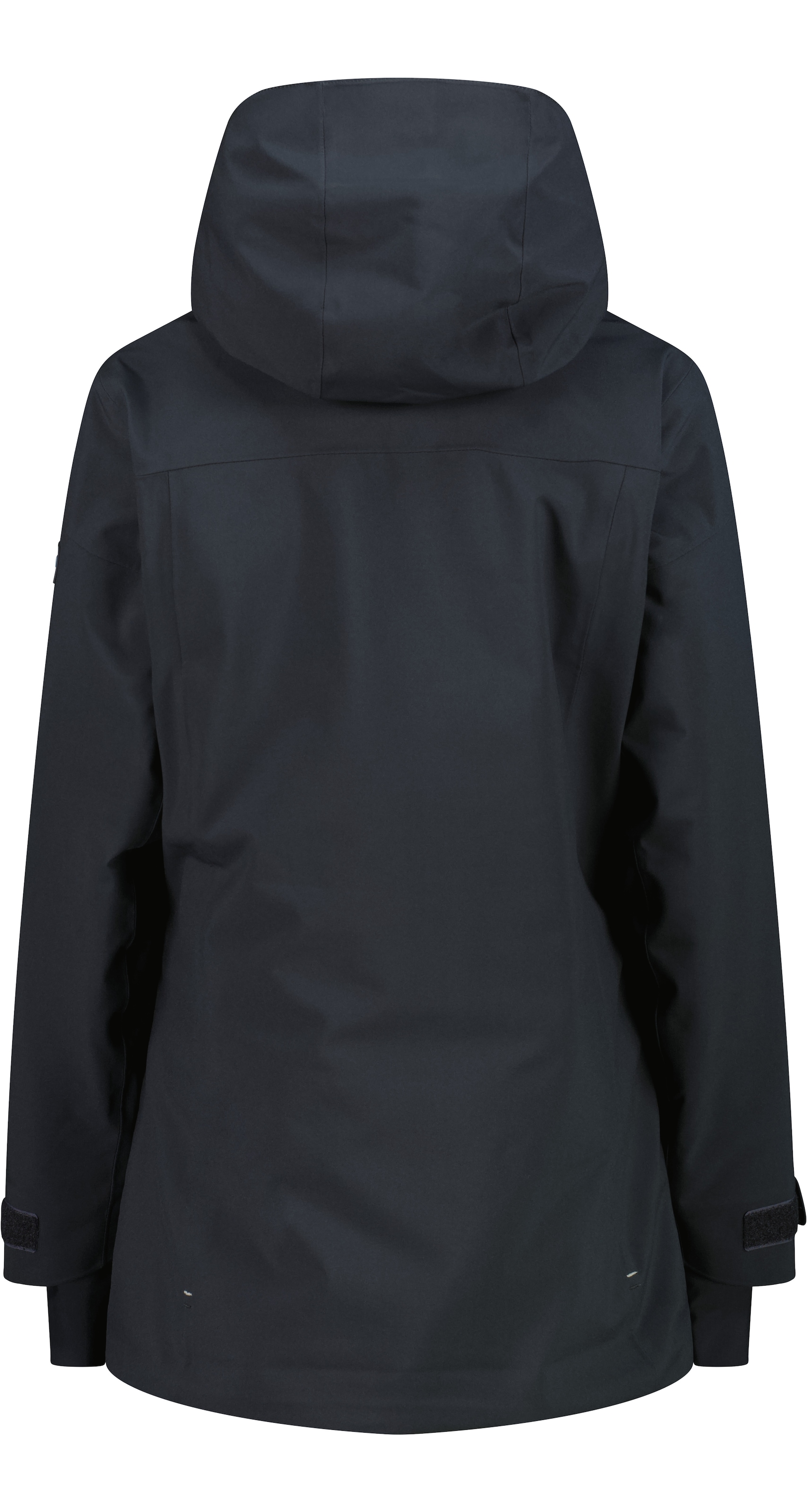 CMP Parka fonctionnelle »WOMAN LONG JACKET FIX HOOD« avec capuche Coupe-vent, étanche, coutures thermocollées, rembourrage chauffant