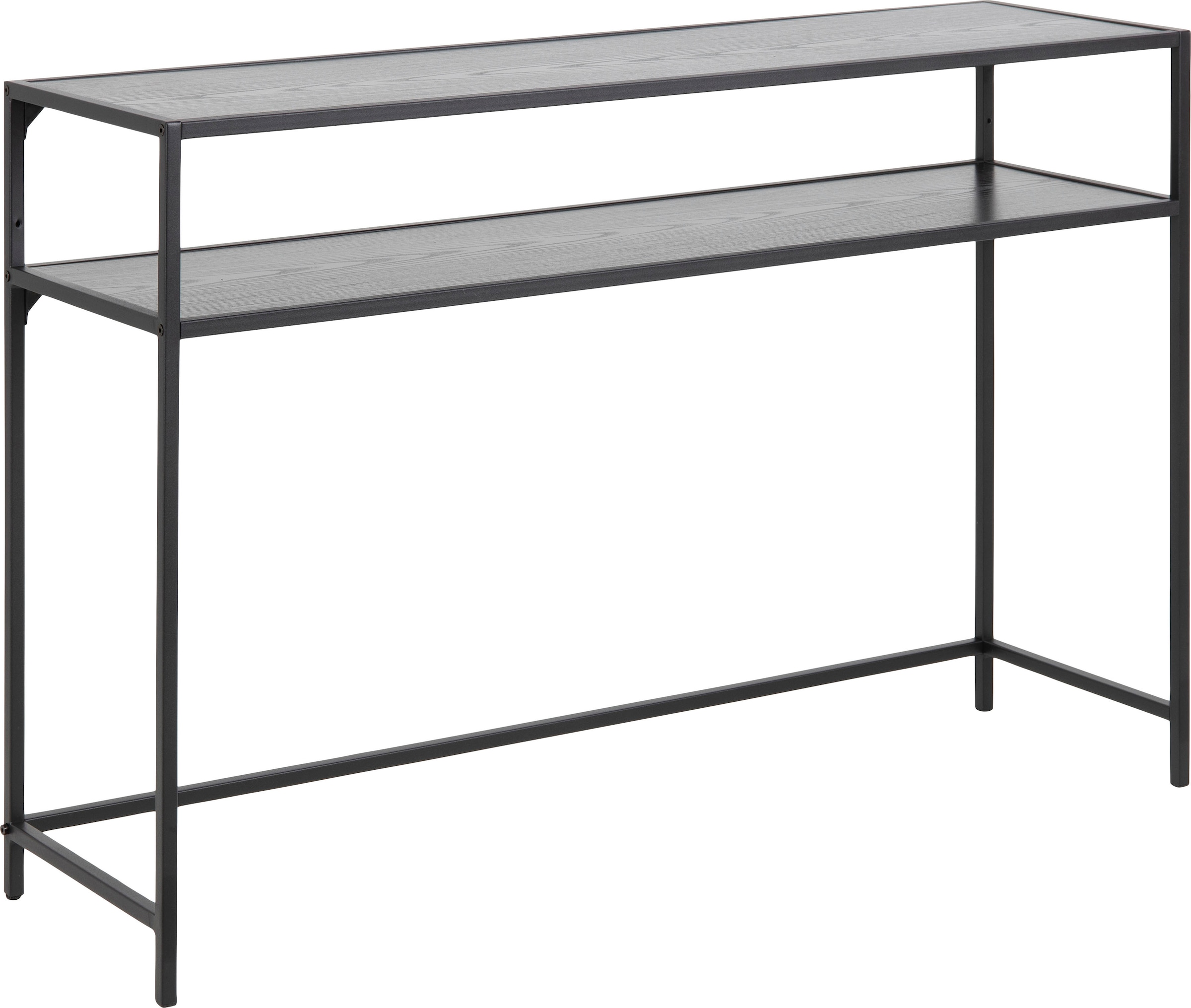 ACTONA GROUP Table console Structure métallique et 1 tablette, largeur 120 cm, autres variantes disponibles