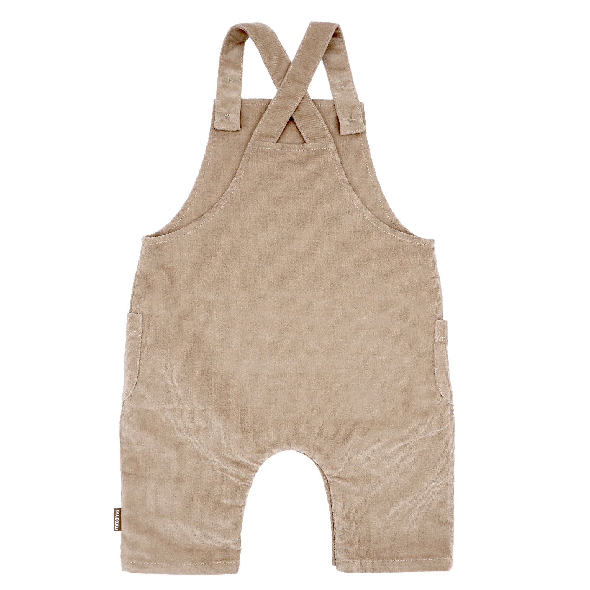 MAXIMO Latzhose  hoher Baumwollanteil, Stretch-Cord, Träger, zum Knöpfen, Wickelöffnung