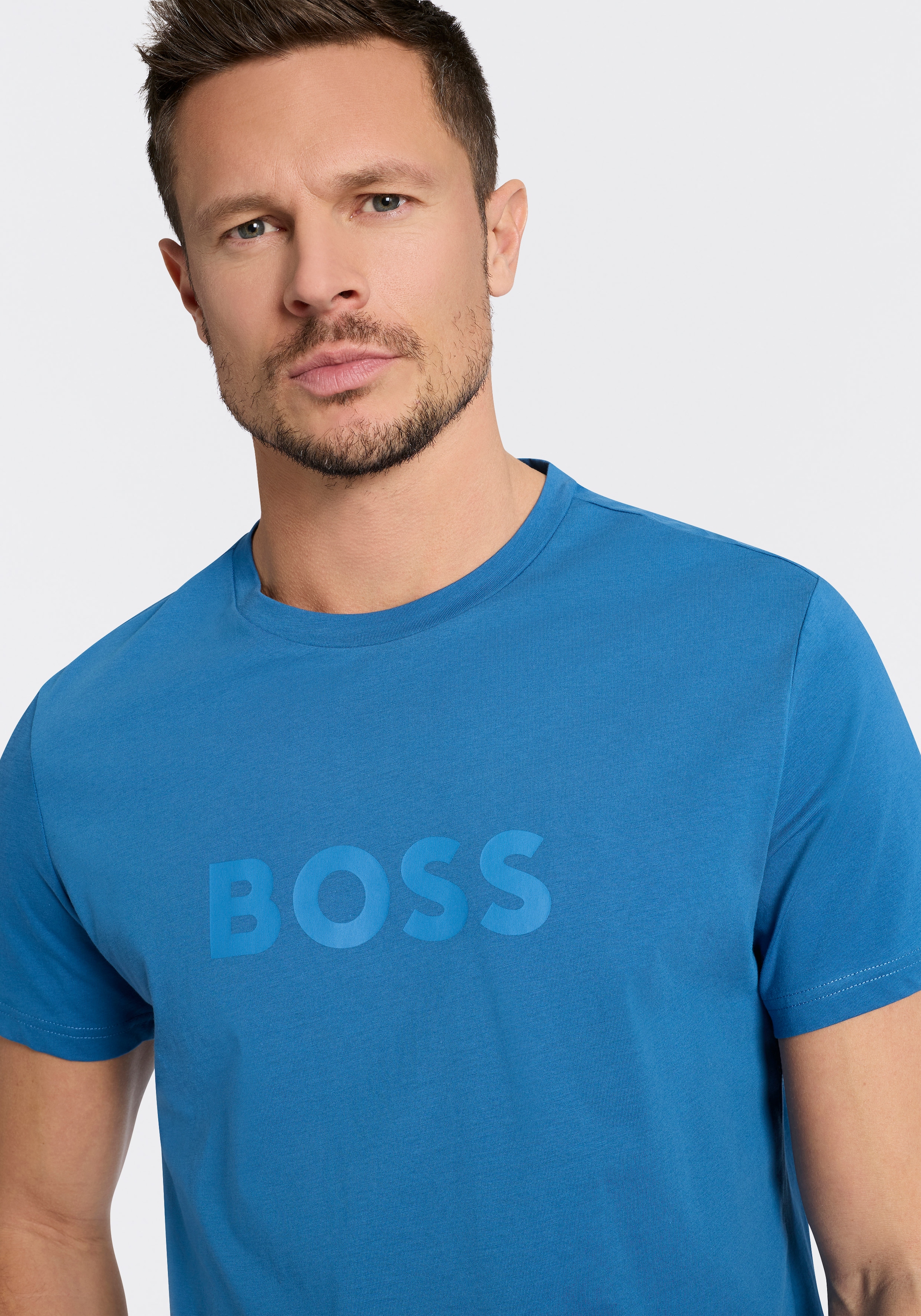 BOSS T-shirt de plage »T-Shirt RN« mit UV Schutz (SPF 50+), Swimwear