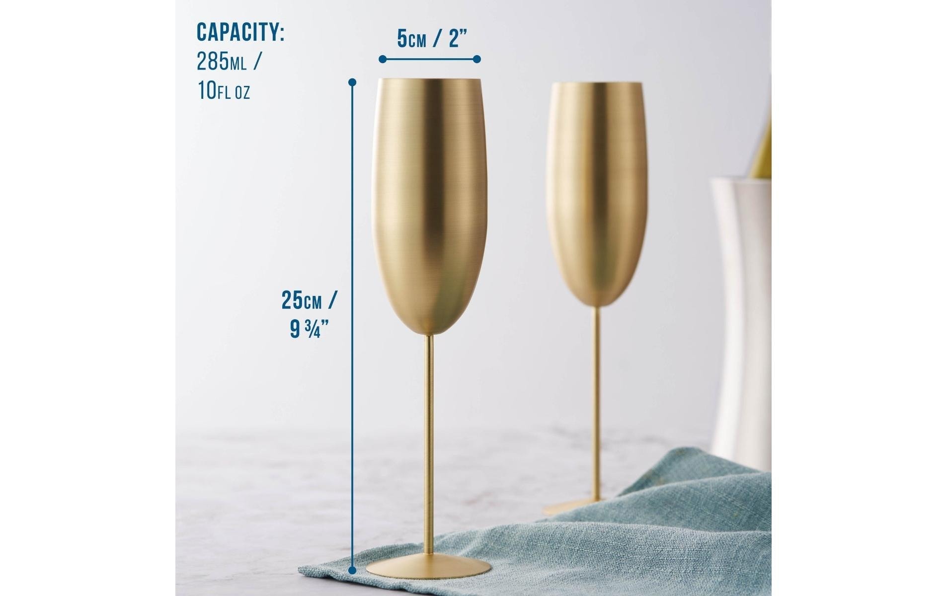   Flûte à champagne »Oak & Steel 285 ml, 4 Stück«