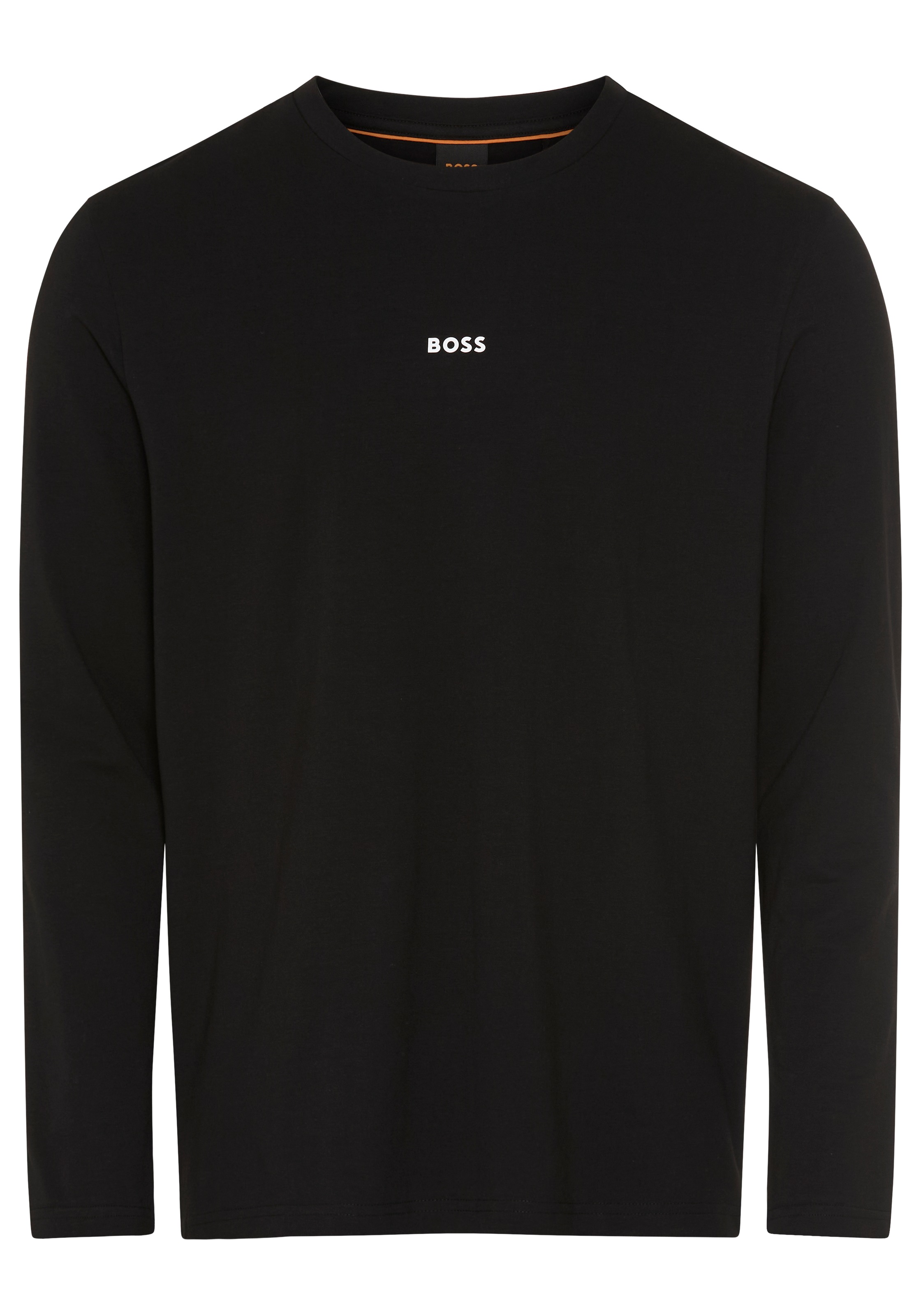 BOSS ORANGE T-shirt à manches longues »TChark« col rond, coupe régulière, avec logo BOSS