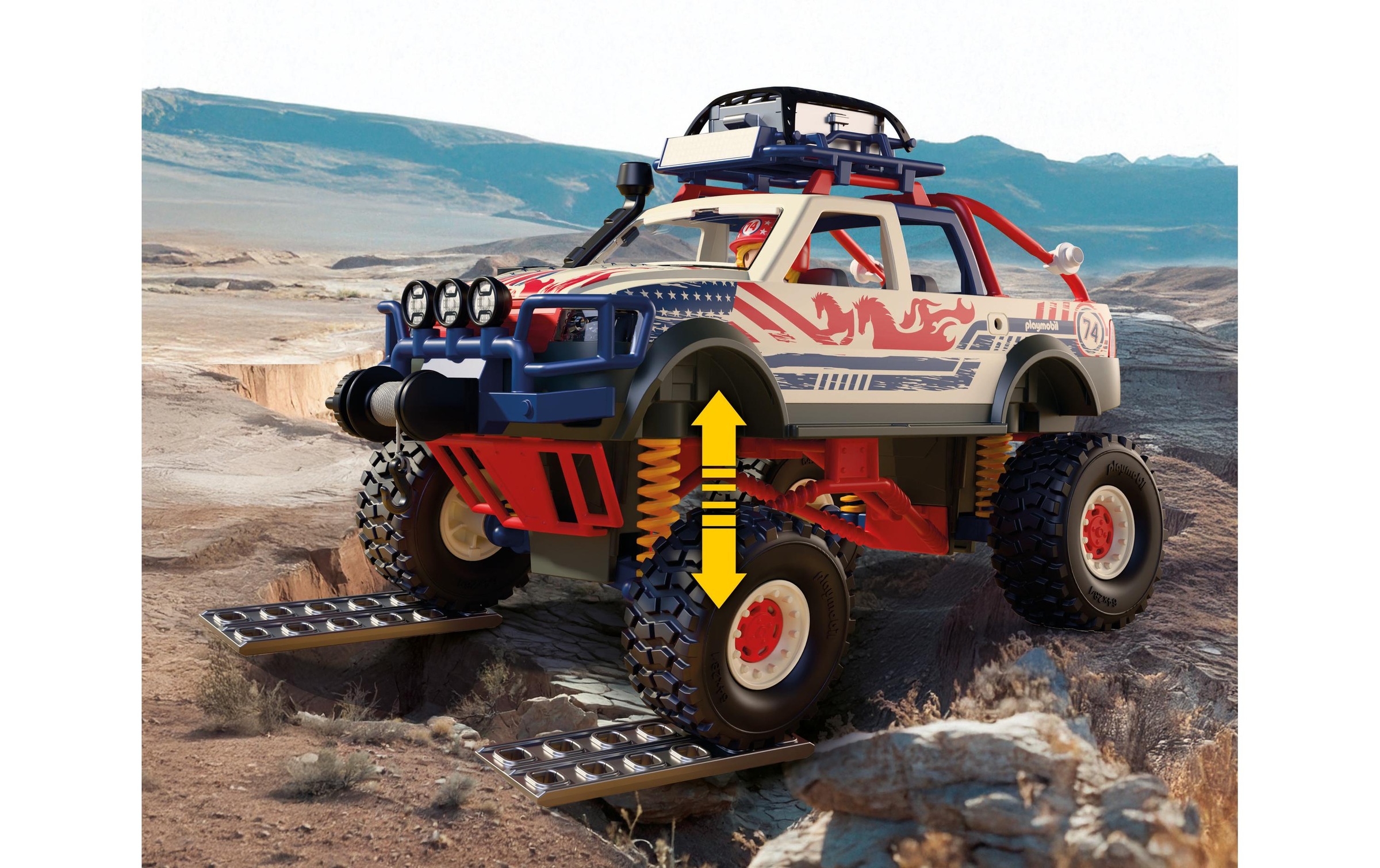 Playmobil® Konstruktions-Spielset »Offroad Truck (72061), City Action« Made in Europe