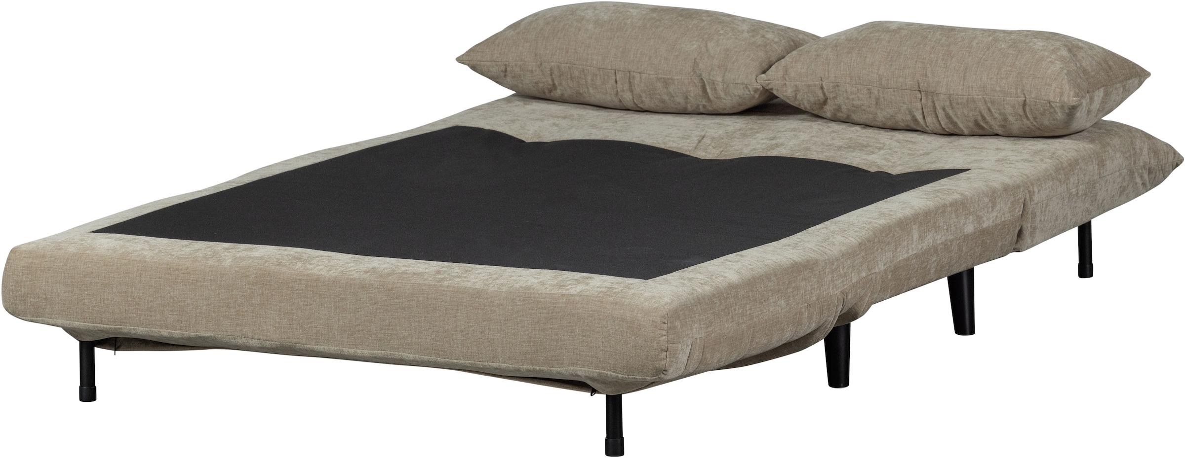 WOOOD Schlafsofa »Xem Chenille-Bezug gewebt mit Schlaffunktion, H 80 x B 122 x D 92 cm« Liegefläche 188 cm, Tragkraft 140 kg, Maximale Verschleissfestigkeit