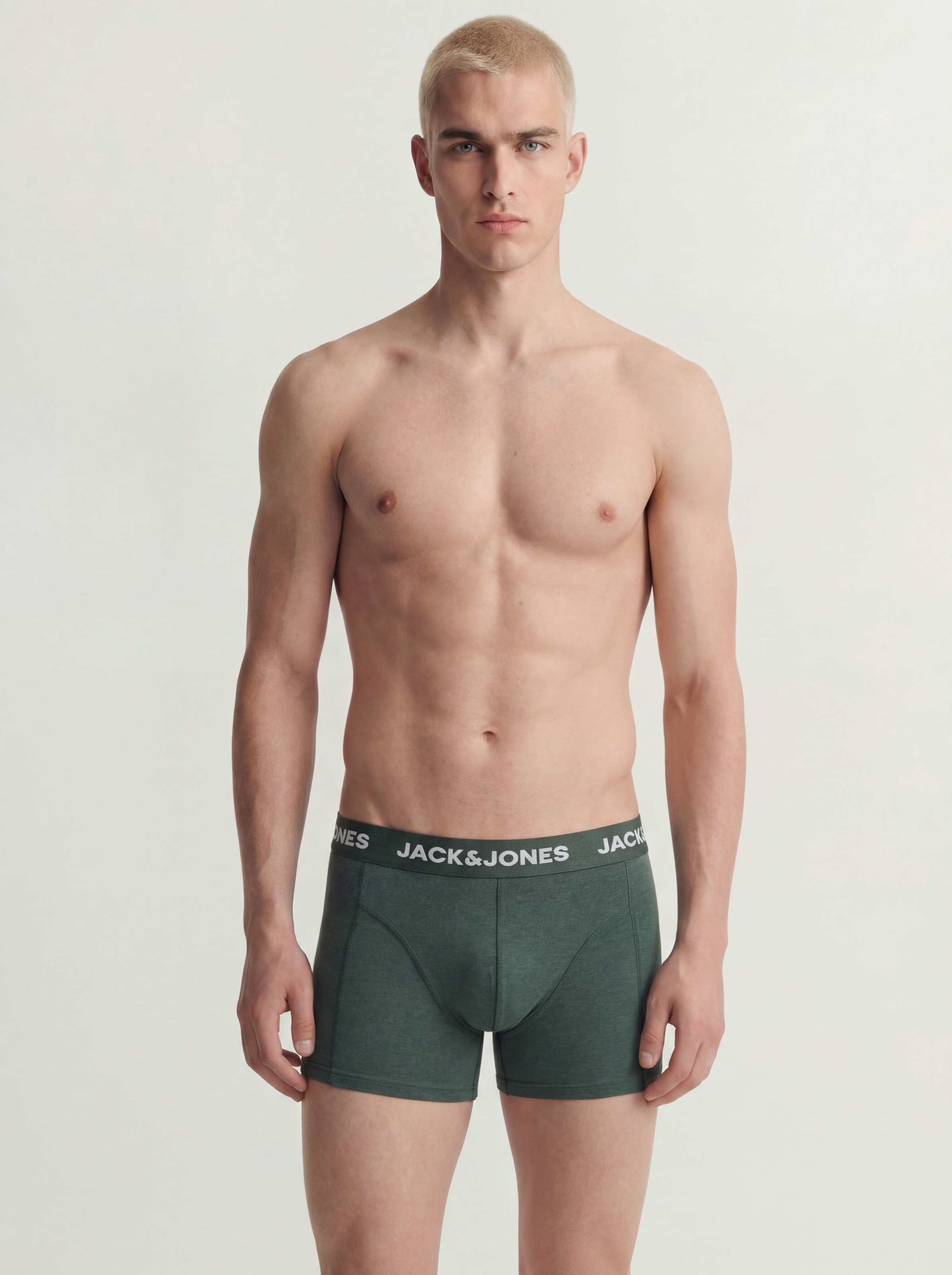 Jack & Jones Tronc »JACFAX TRUNKS 3 PACK NOOS« Paquet, 3 cuis mélange de coton,
