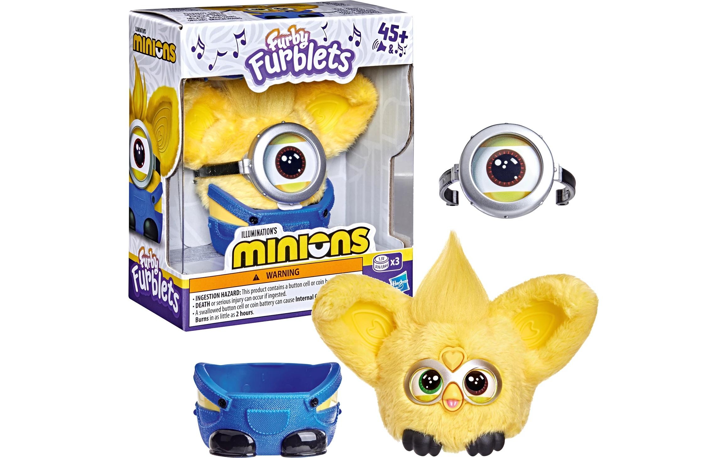  Plüschfigur »Furby Funktionsplüsch Furblet Minions Interaktiv, Musikfunktion«