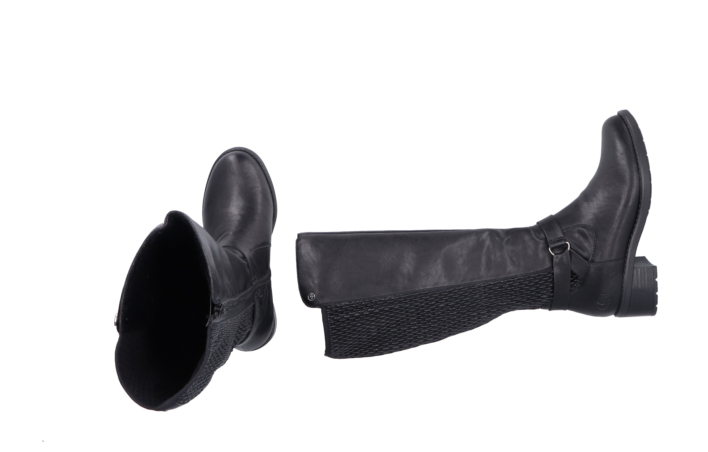 Rieker Bottes  Langschaftstiefel, Stretchstiefel mit herausnehmbarer Innensohle