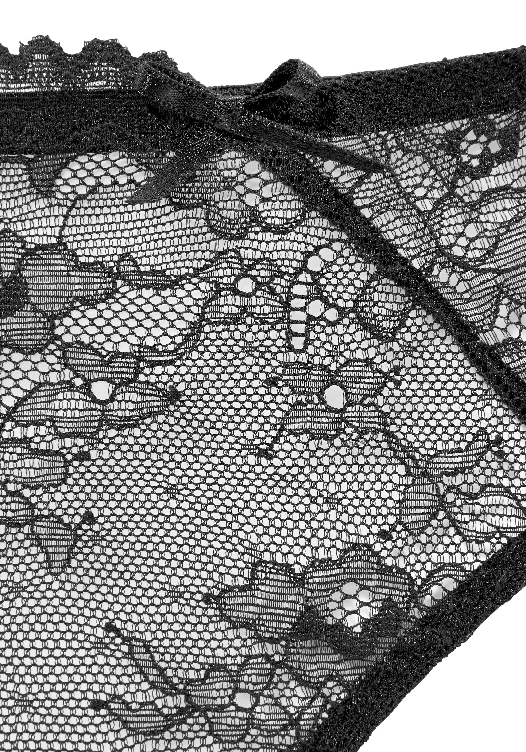 LASCANA Slip , aus floraler Spitze