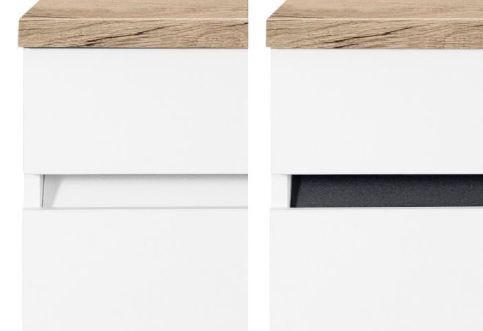 OPTIFIT Kitchenette »Roth« Breite 210 cm, wahlweise mit E-Geräten, Push-to-Open-Funktion