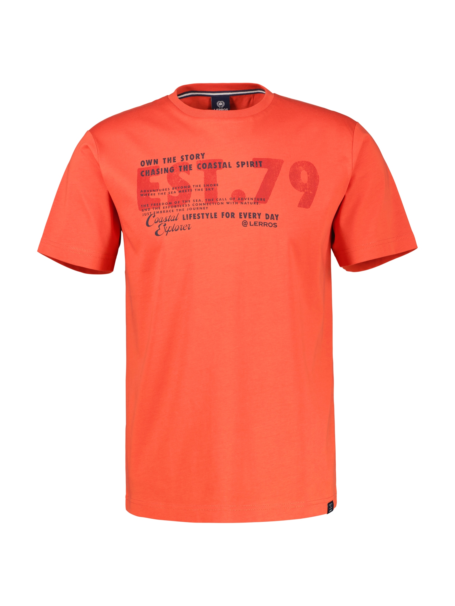 LERROS T-shirt à manches courtes avec impression