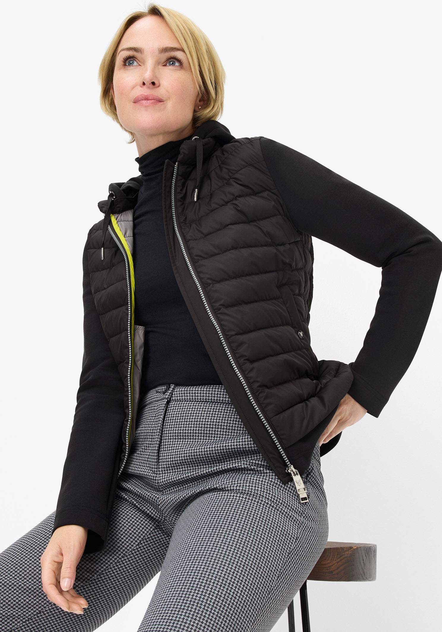 Fuchs Schmitt Steppjacke mit Kapuze mit abnehmbarer Kapuze