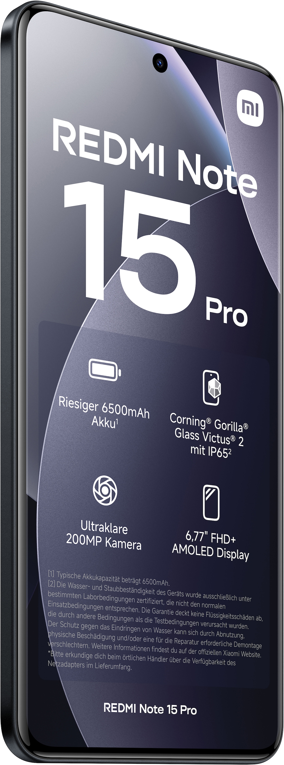Xiaomi Smartphone »Redmi Note 15 Pro 8+256« Black