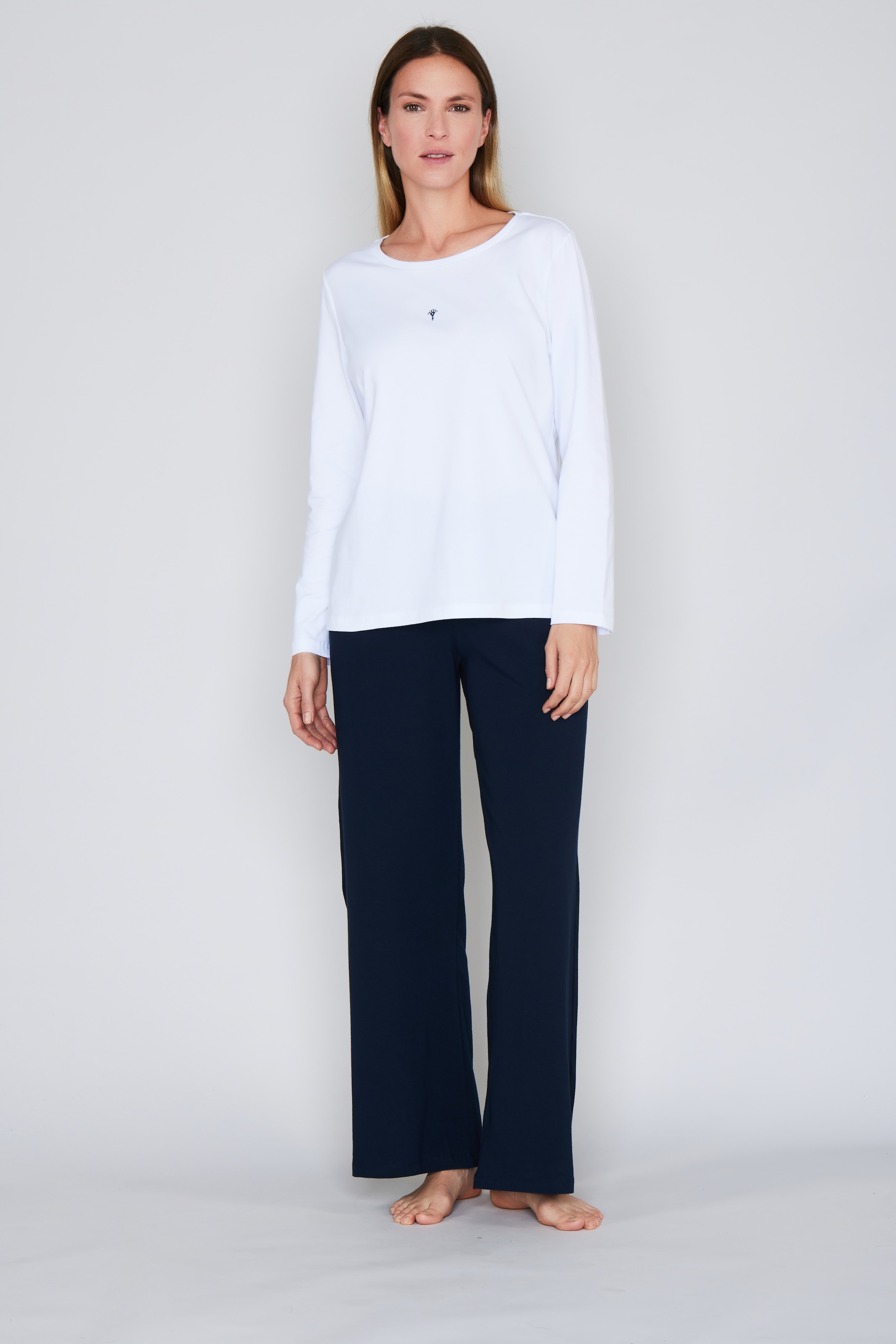 JOOP! Langarmshirt »Cosy«, mit Rundhalsausschnitt
