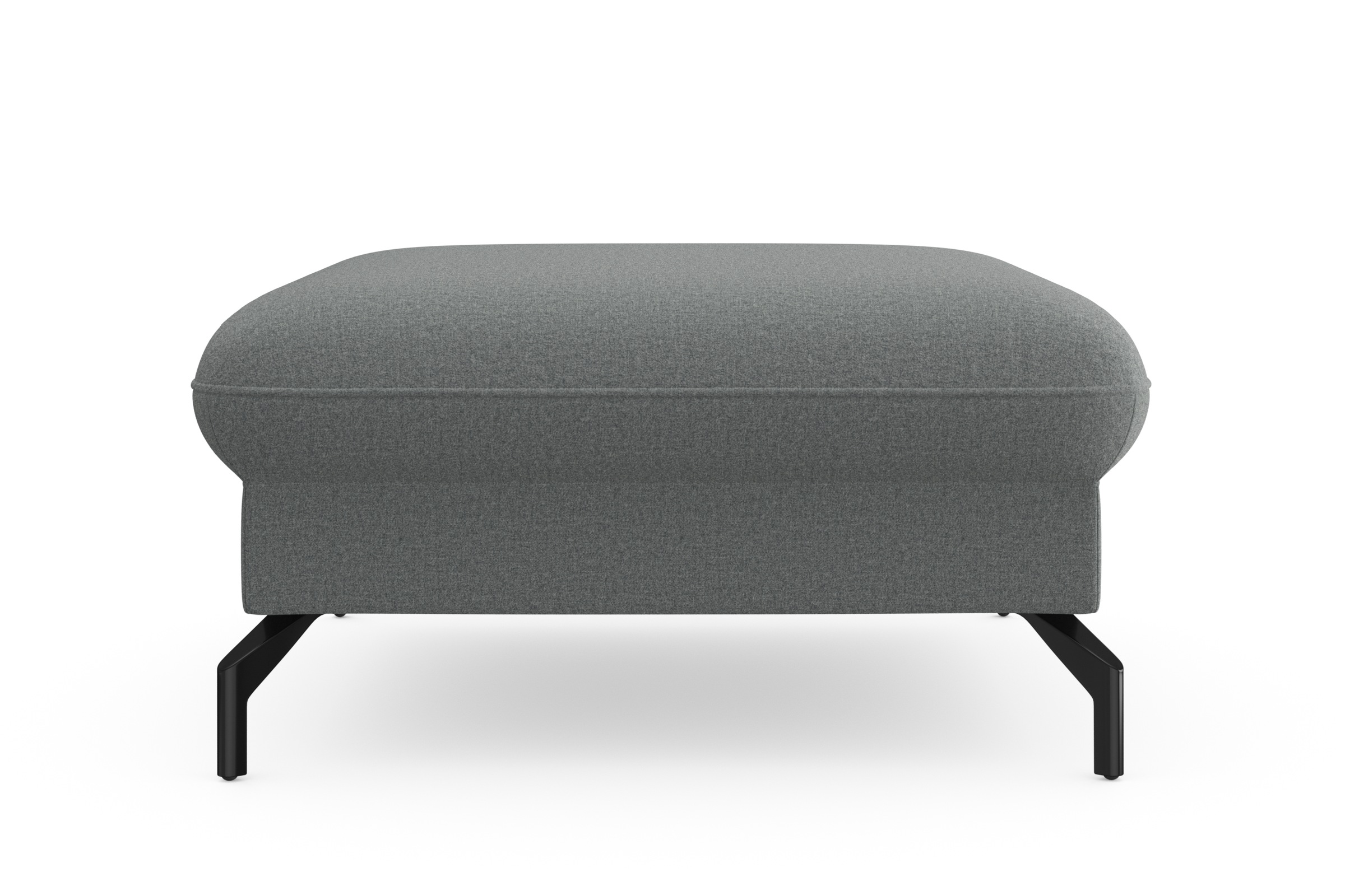 sit&more Hocker »Fashion« inklusive Federkern, mit hochwertigen, schwarzen Metallfüssen