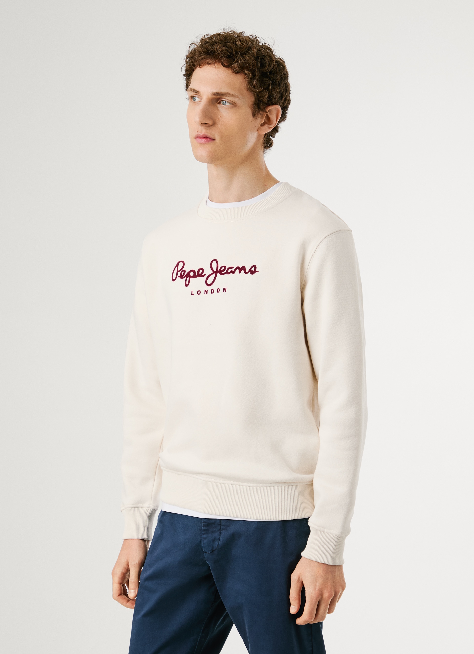 Pepe Jeans Sweatshirt »MACBETH PLAIN CREW« Regular Fit mit Rundhals
